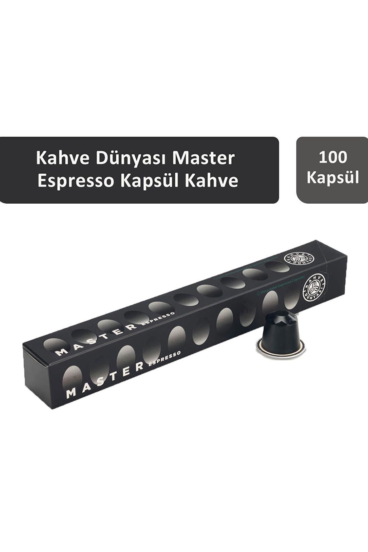 Kahve Dünyası 9 Master Espresso Kapsül Kahve 100 Kapsül