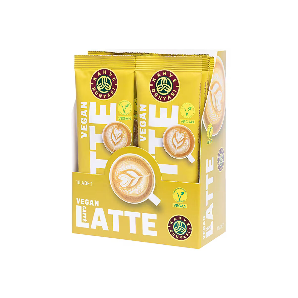 Özel Seri Sıcak Caffe Latte Vegan 10'lu
