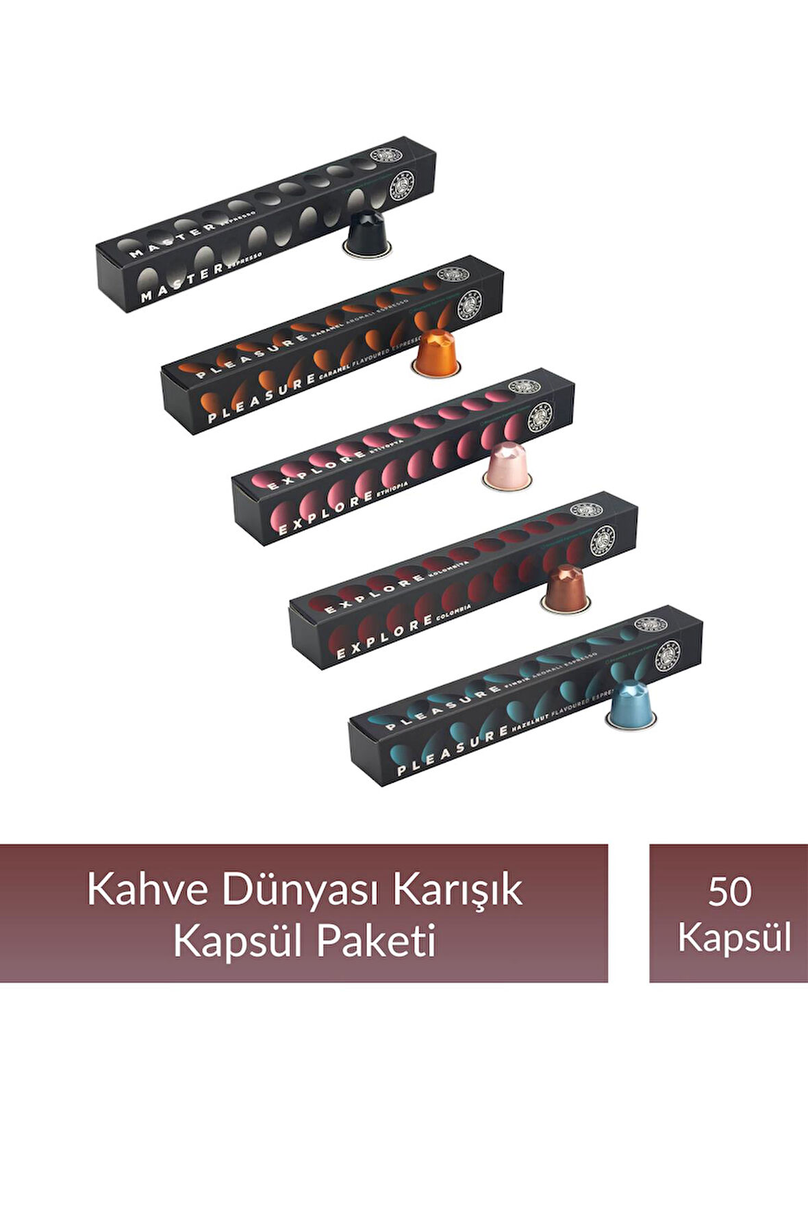 Kahve Dünyası Karışık Kapsül Paketi 50 Kapsül