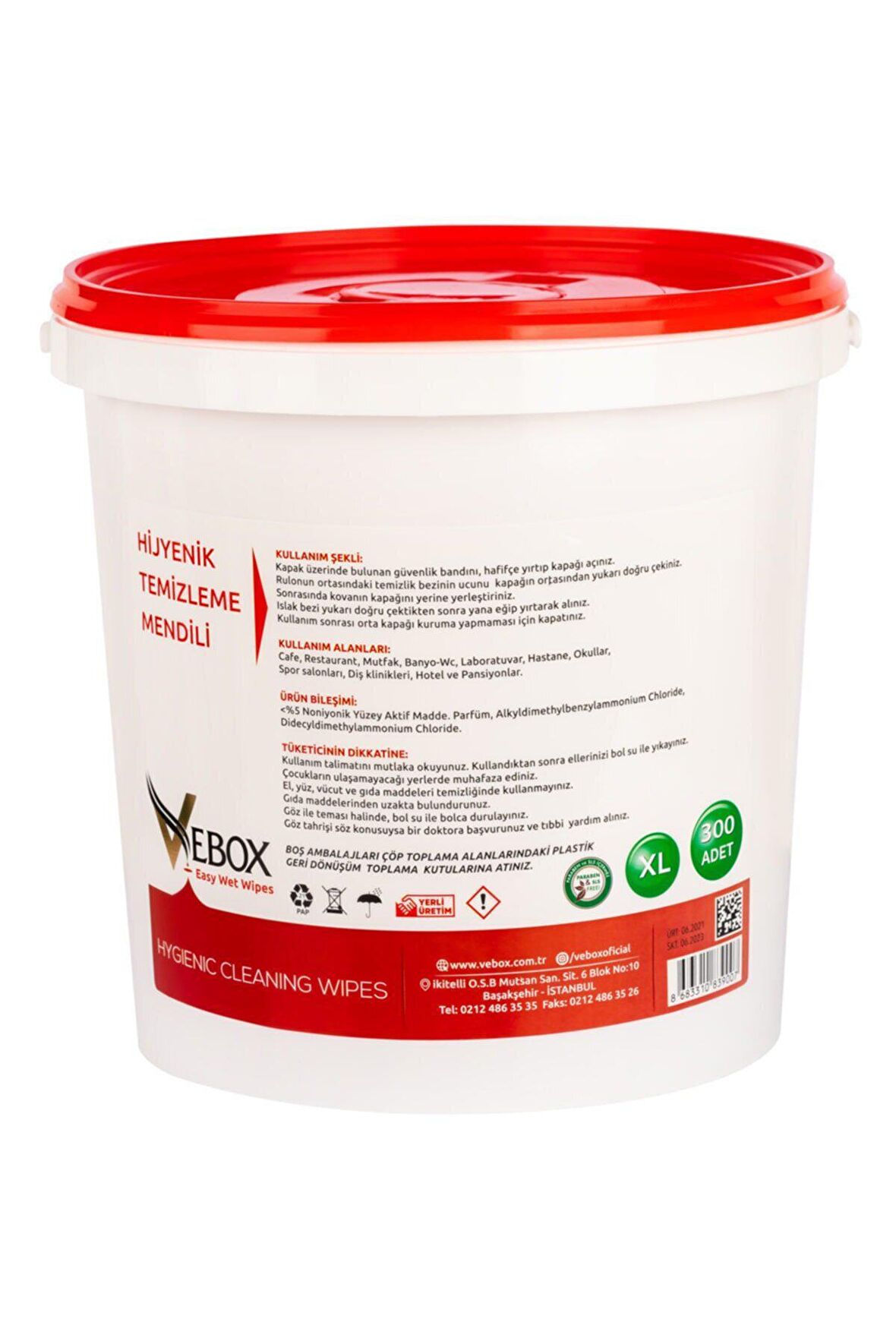 Vebox Easy Wet Wipes Kova IslakMendil Beyaz Sabun Kokulu (300Adet)