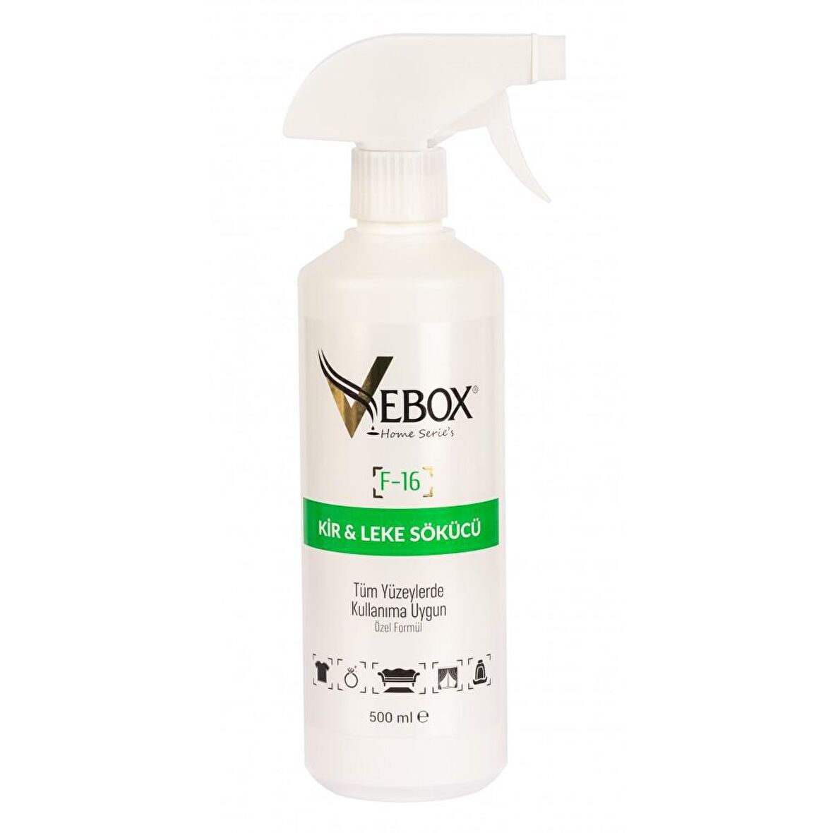 Vebox Tekstil Sprey Yüzey Temizleyici 500 ml 