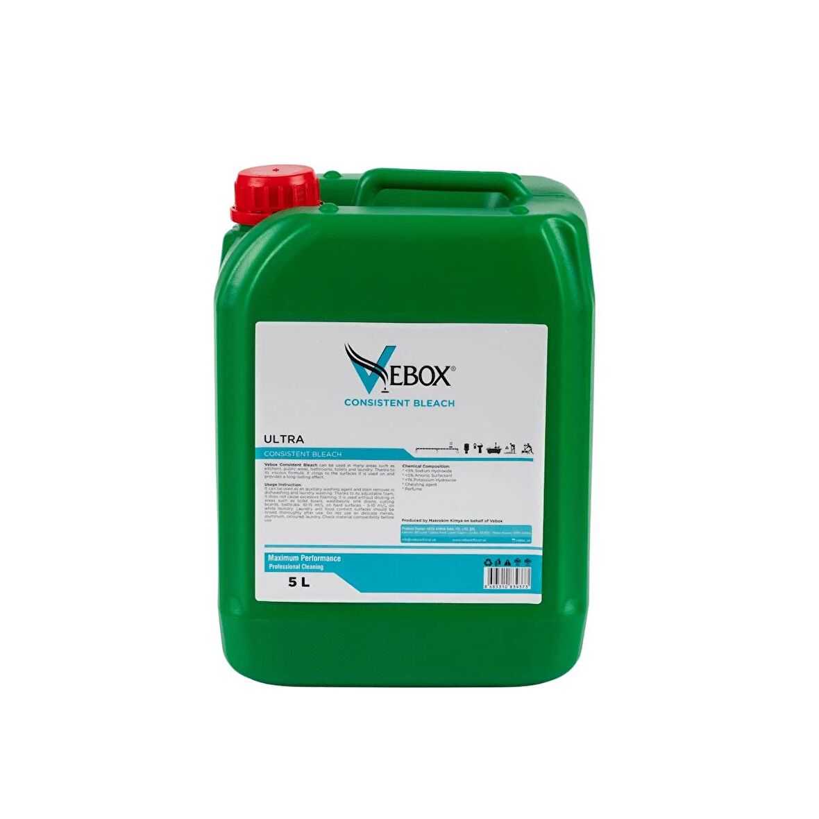 VEBOX Kıvamlı Çamaşır Suyu 5 lt