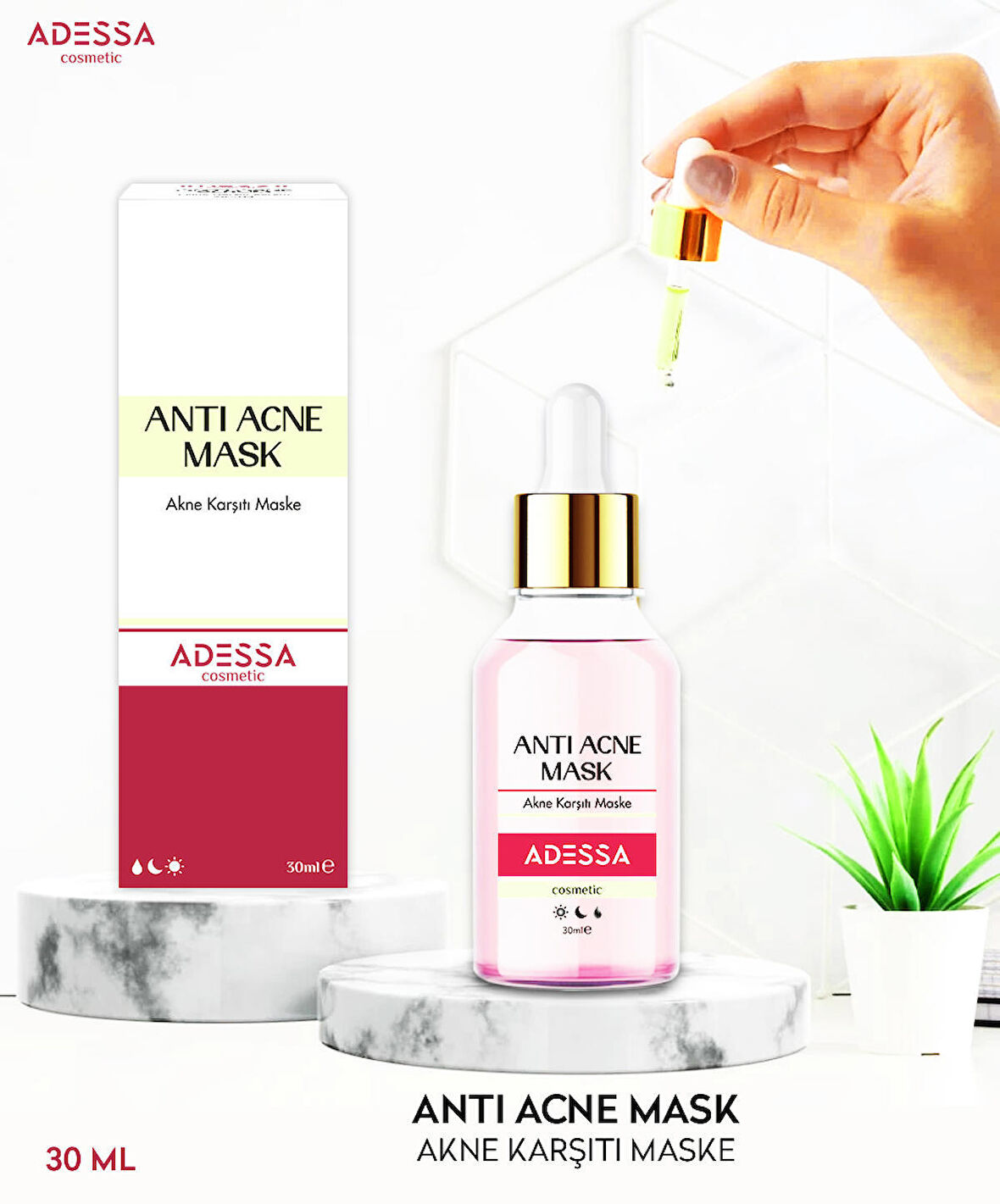 Adessa Anti Acne Mask - Akne Karşıtı Maske 30 ml