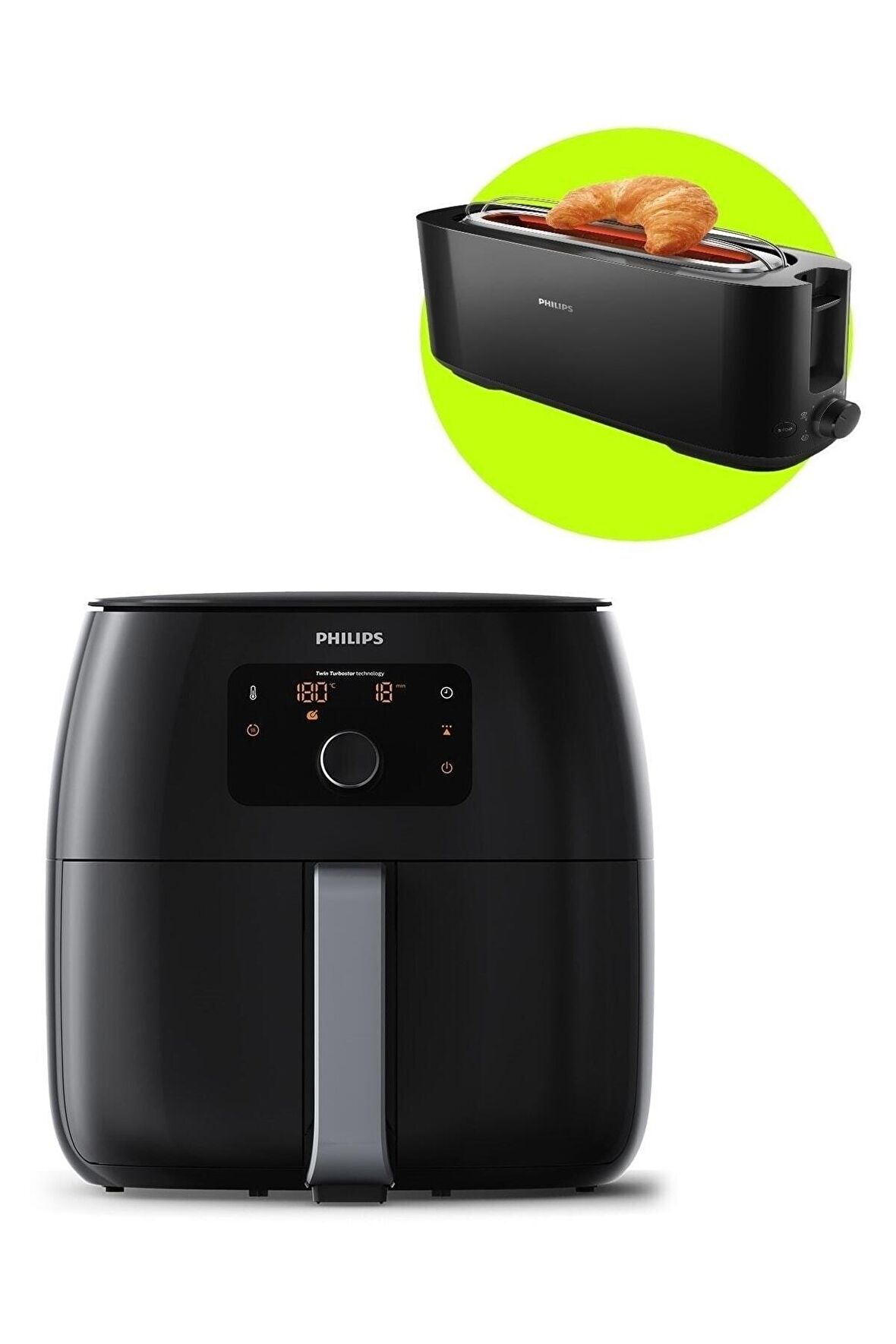 Philips Premium XXL HD9650/90 7.3 lt Yağsız Airfryer Siyah