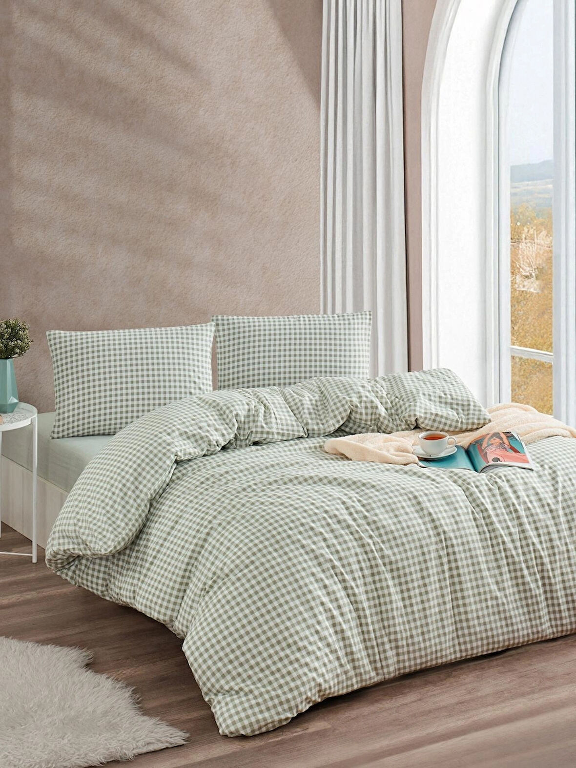 Tabu Home Ranforce Mint Tek Kişilik Nevresim Seti