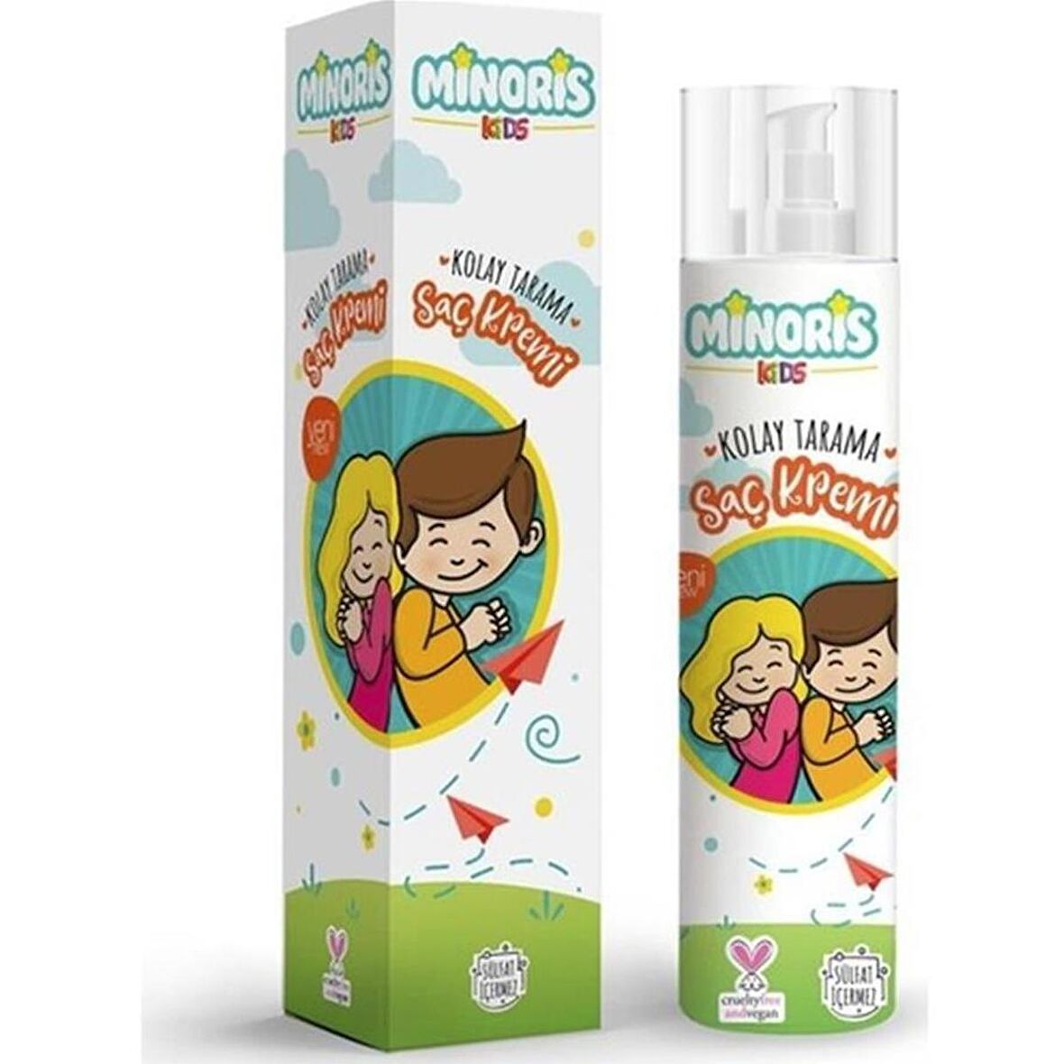 Minoris Kids Organik Kolay Tarama Saç Kremi 200 ml