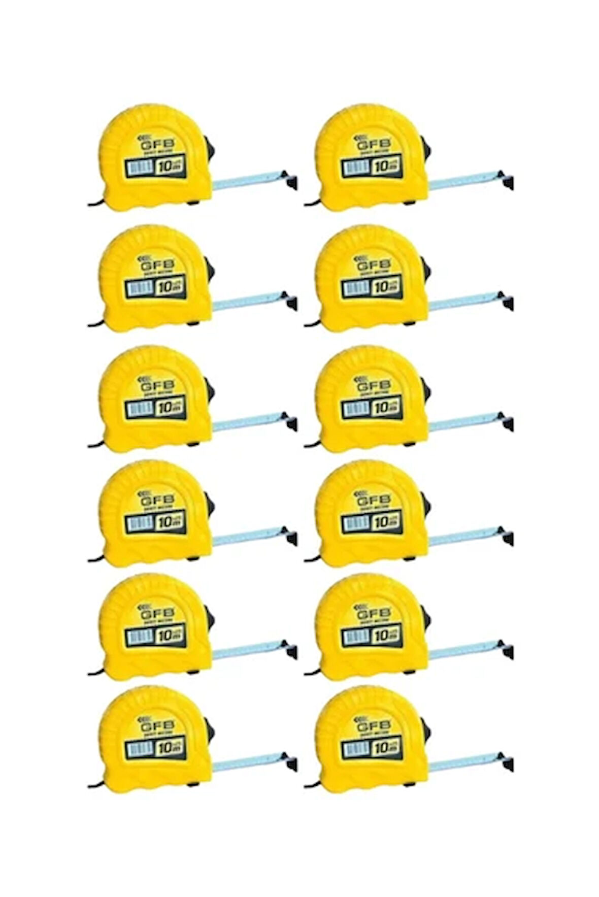 Gfb 5103 Şerit Metre 10x25 Mm - 12 Adet