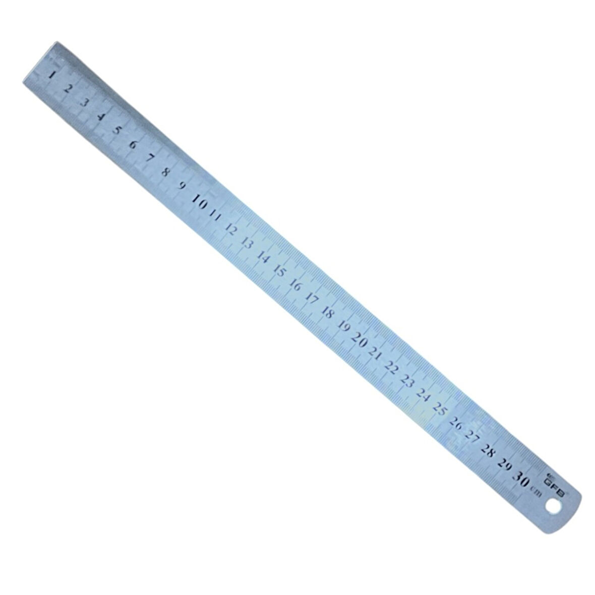 Gfb 1444 Paslanmaz Çelik Cetvel 300 x 25 x 0,75 mm – Hassas Ölçüm Cetveli