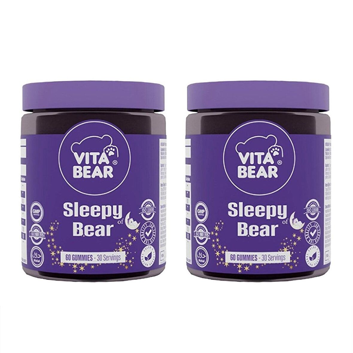 Vita Bear Sleepy Bear Uyku Düzenleyici Vitamin 60 Adet 2'li Paket