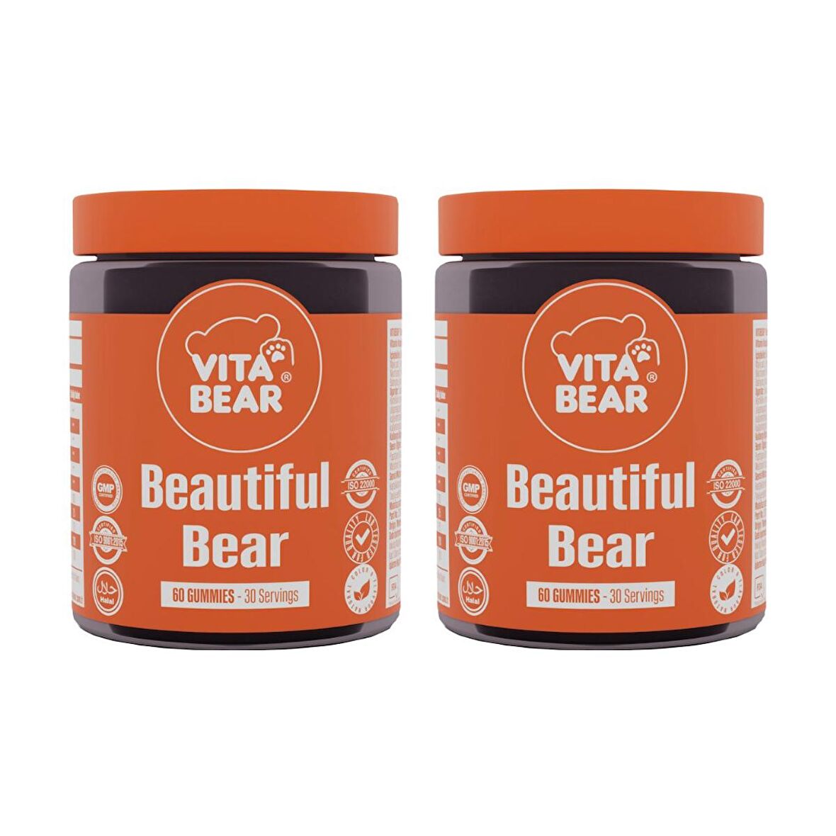 Vita Bear Beautiful Bear Cilt Vitamini 60 Adet 2'li Paket