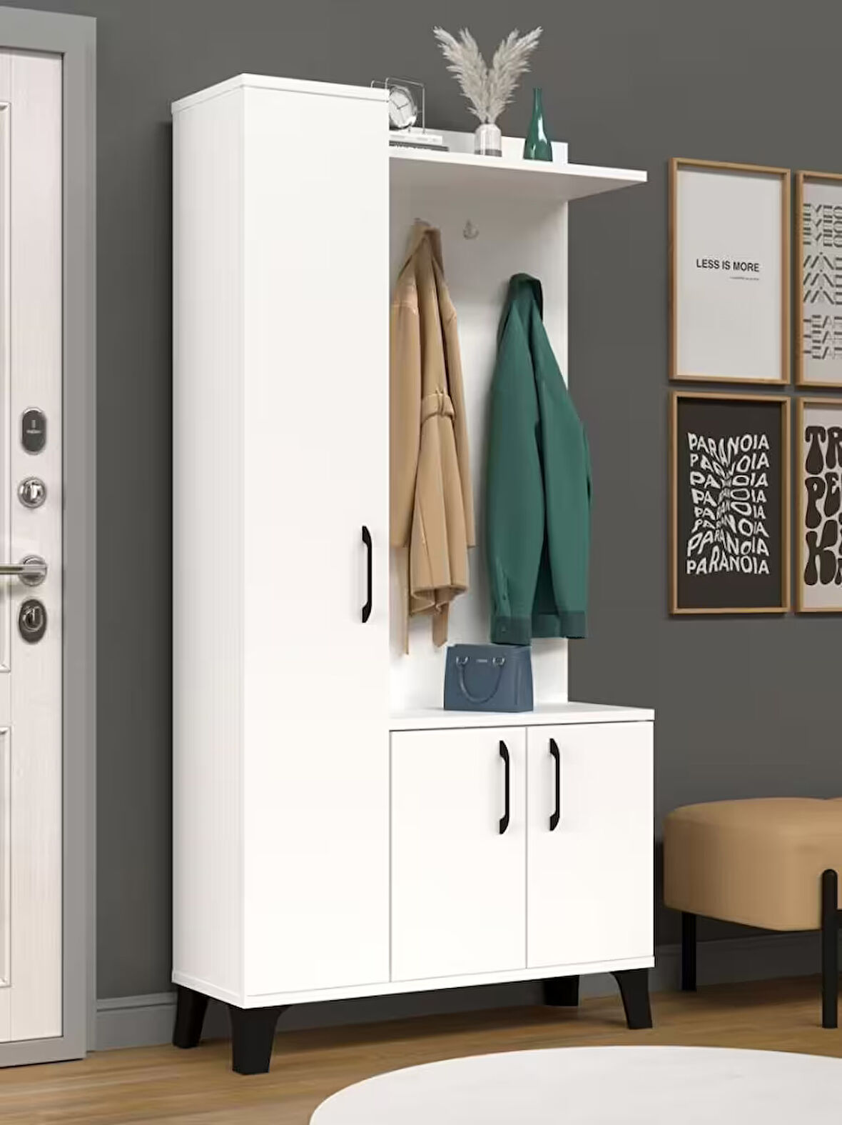 Kuzeylife Linea Portmanto Vestiyer Ayakkabılık