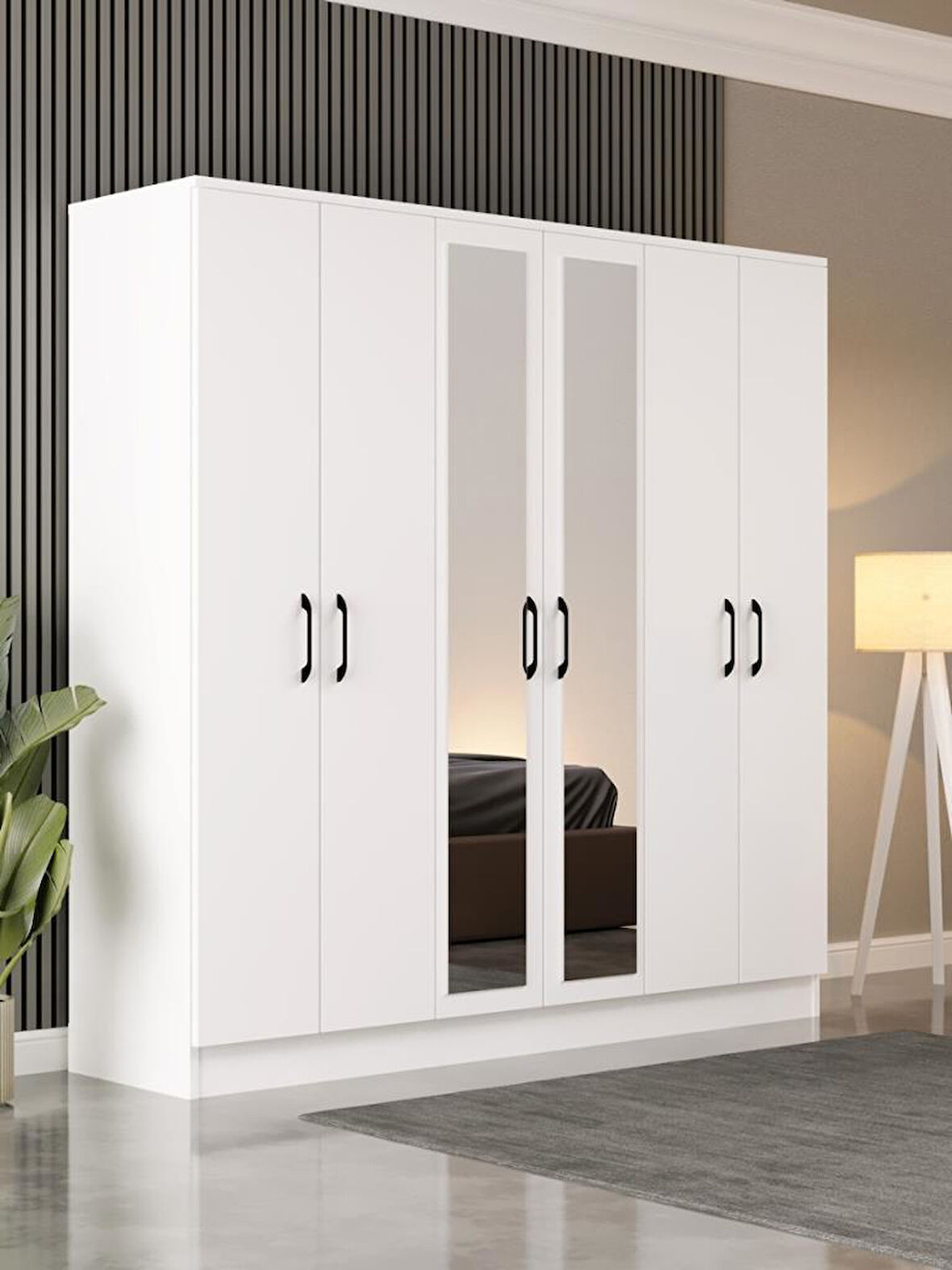 Kuzeylife Modena Aynalı Gardırop