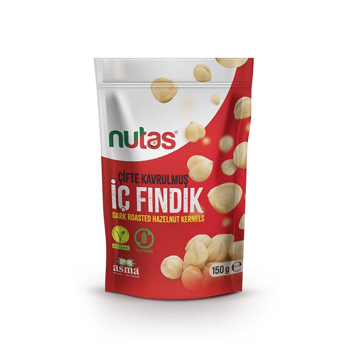 Nutas Çifte Kavrulmuş İç Fındık - 150g Doypack