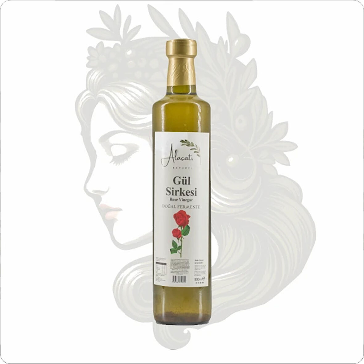 ALAÇATI NATUREL GÜL SİRKESİ 500 ML