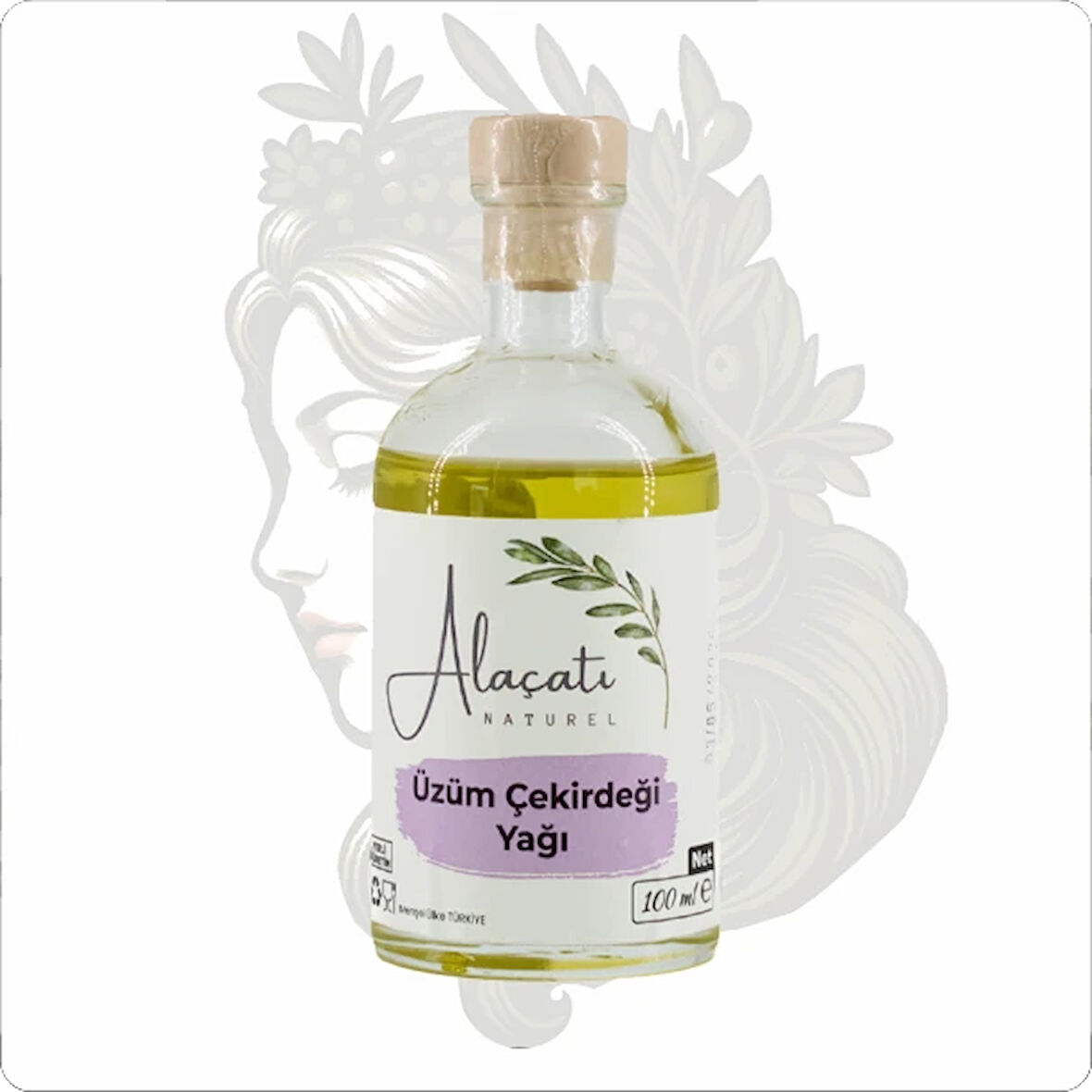 ALAÇATI NATUREL 100 ML ÜZÜM ÇEKİRDEĞİ YAĞI