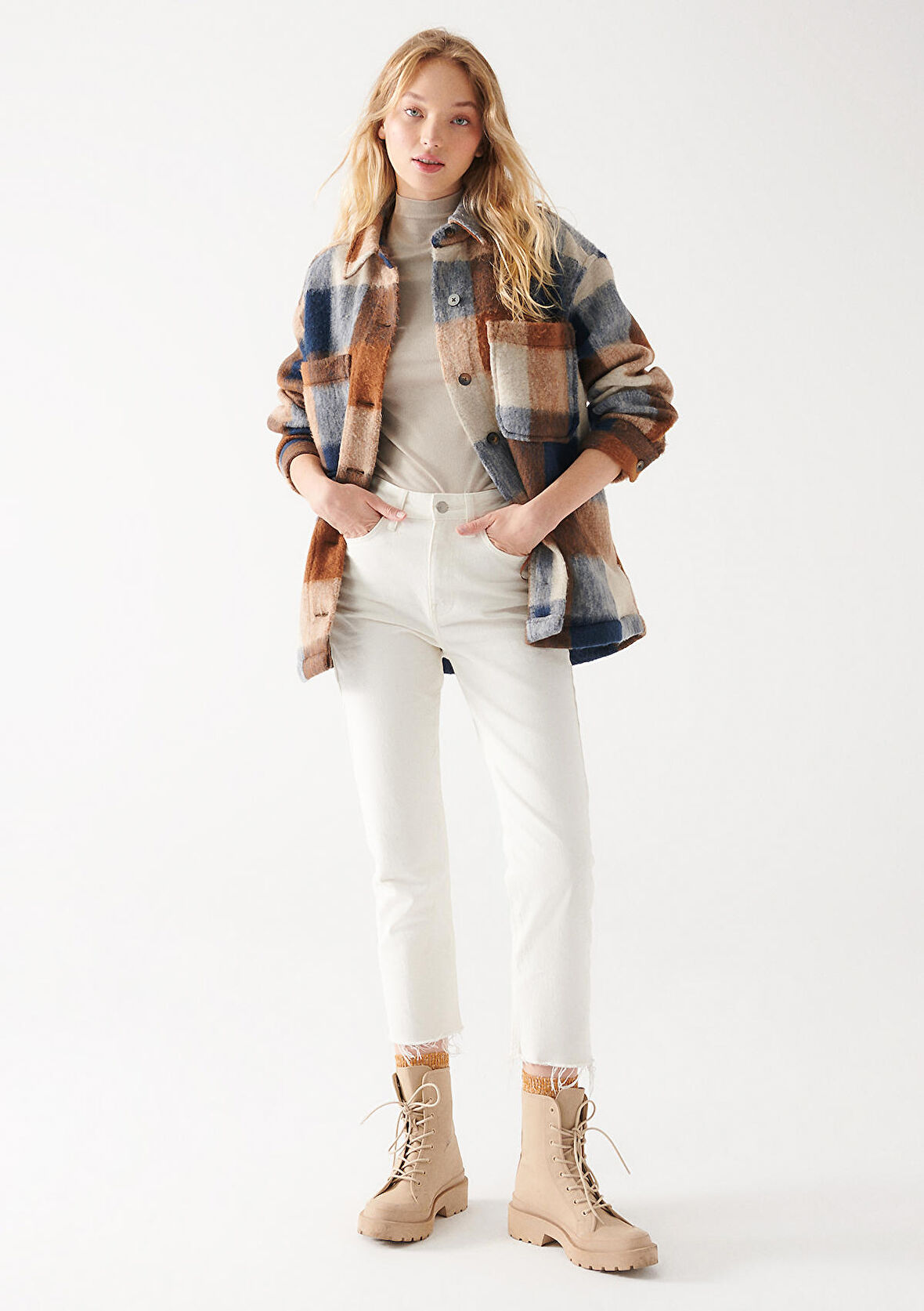 Mavi New York Beyaz Jean Pantolon 101441-81364