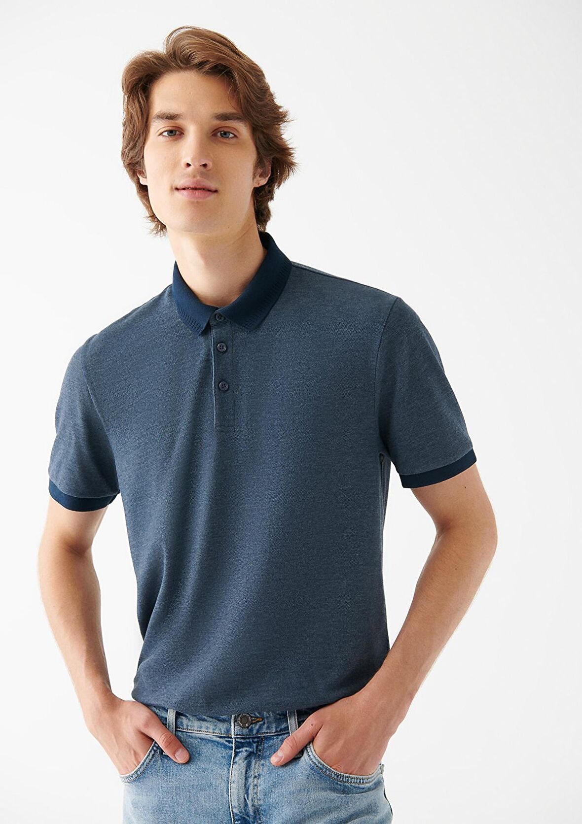 Mavi Lacivert Polo Tişört 0610805-70490
