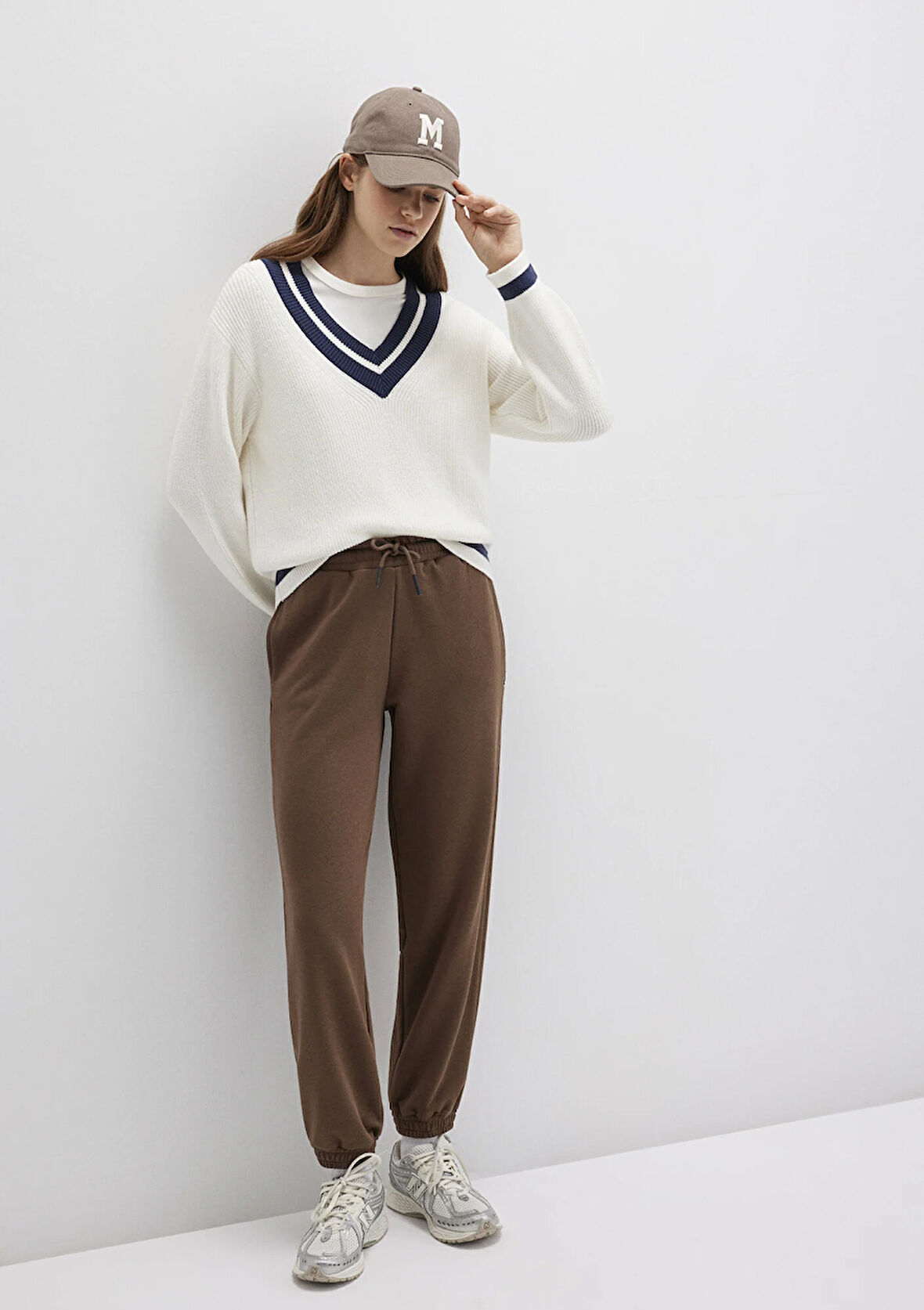 Kahverengi Basic Eşofman Altı 1600903-81959