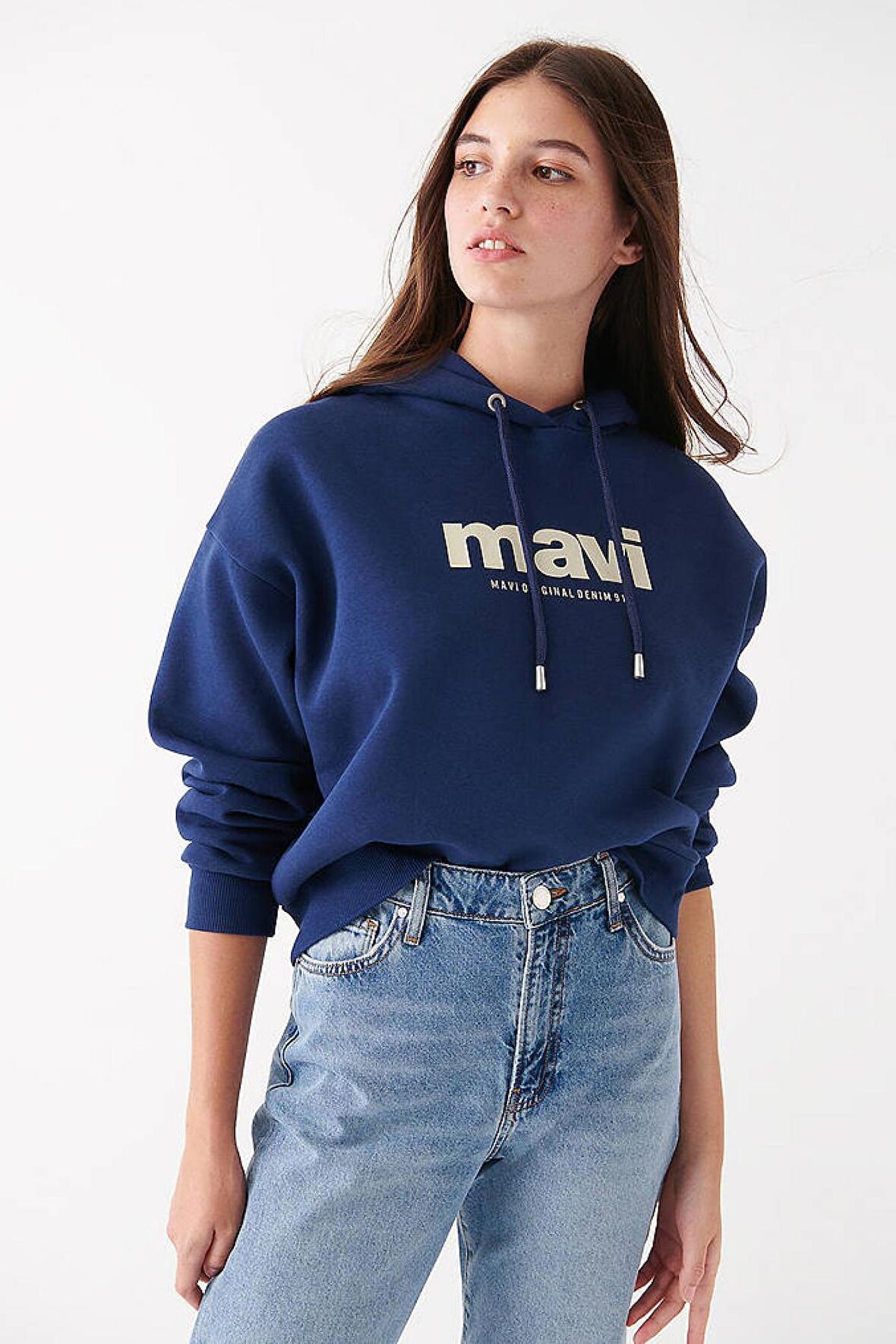 Mavi M168334-70488-22K Mavi Koyu Lacivert Kadın Sweatshirt