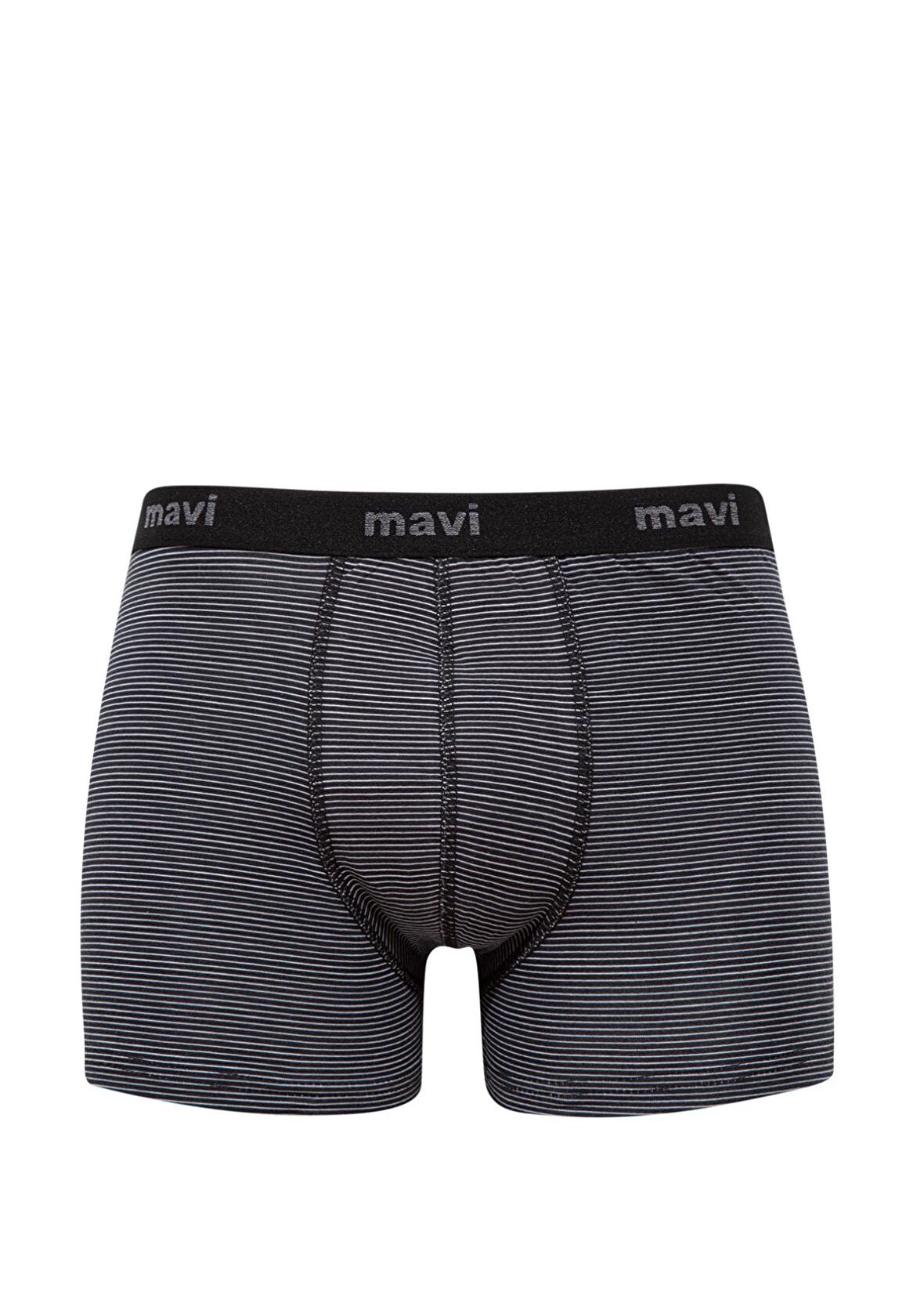 Mavi Baskılı Gri Boxer 0910434-32174
