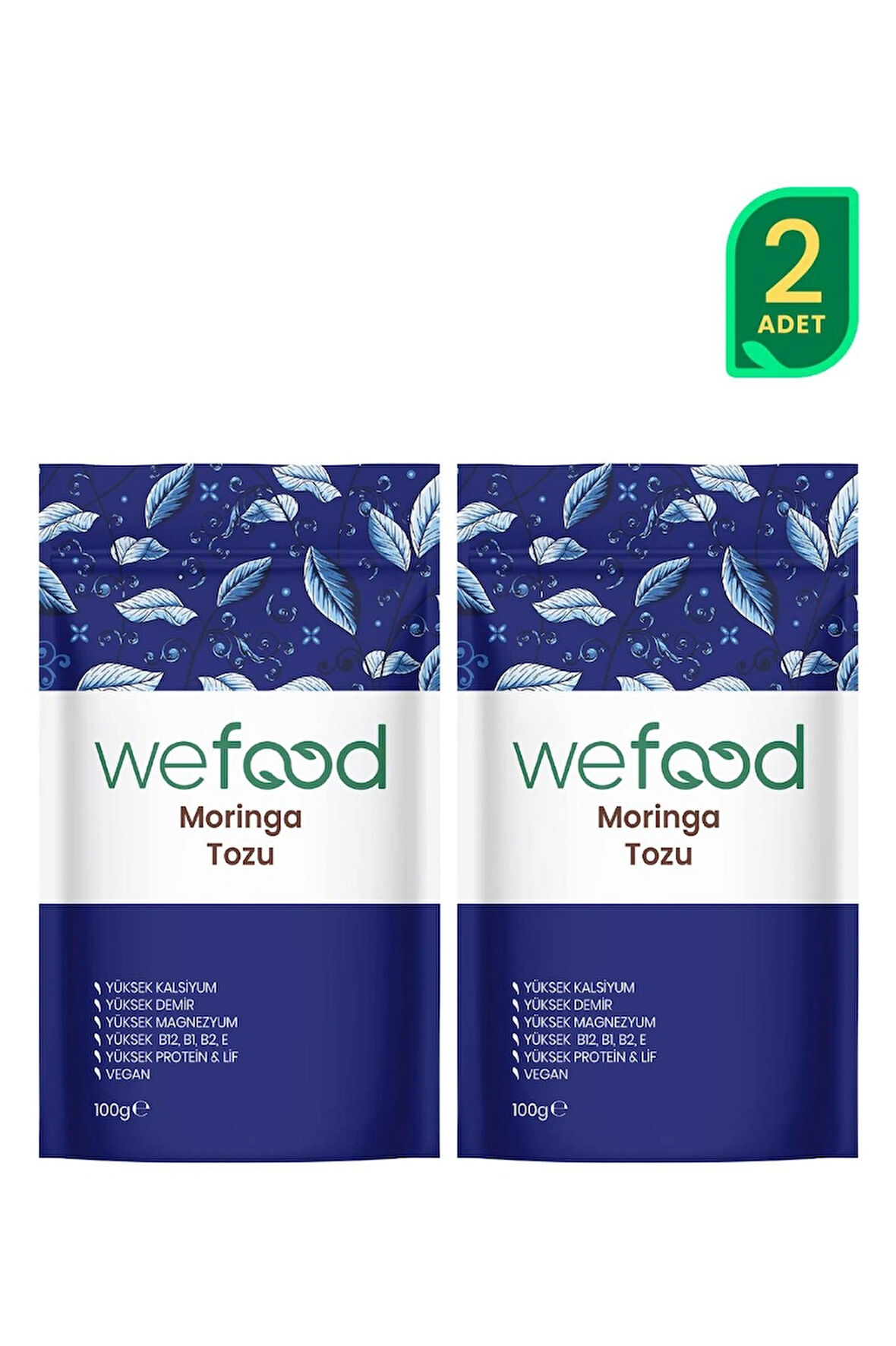 Wefood Moringa Tozu 100 gr 2'li
