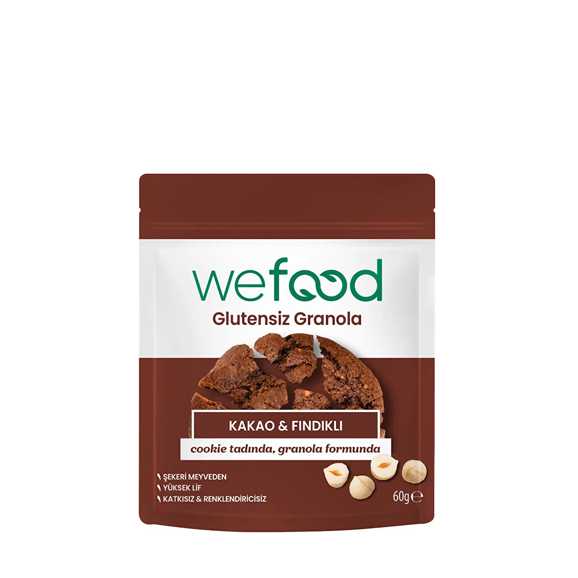 Glutensiz Granola Kakao & Fındıklı 60 gr 3'lü