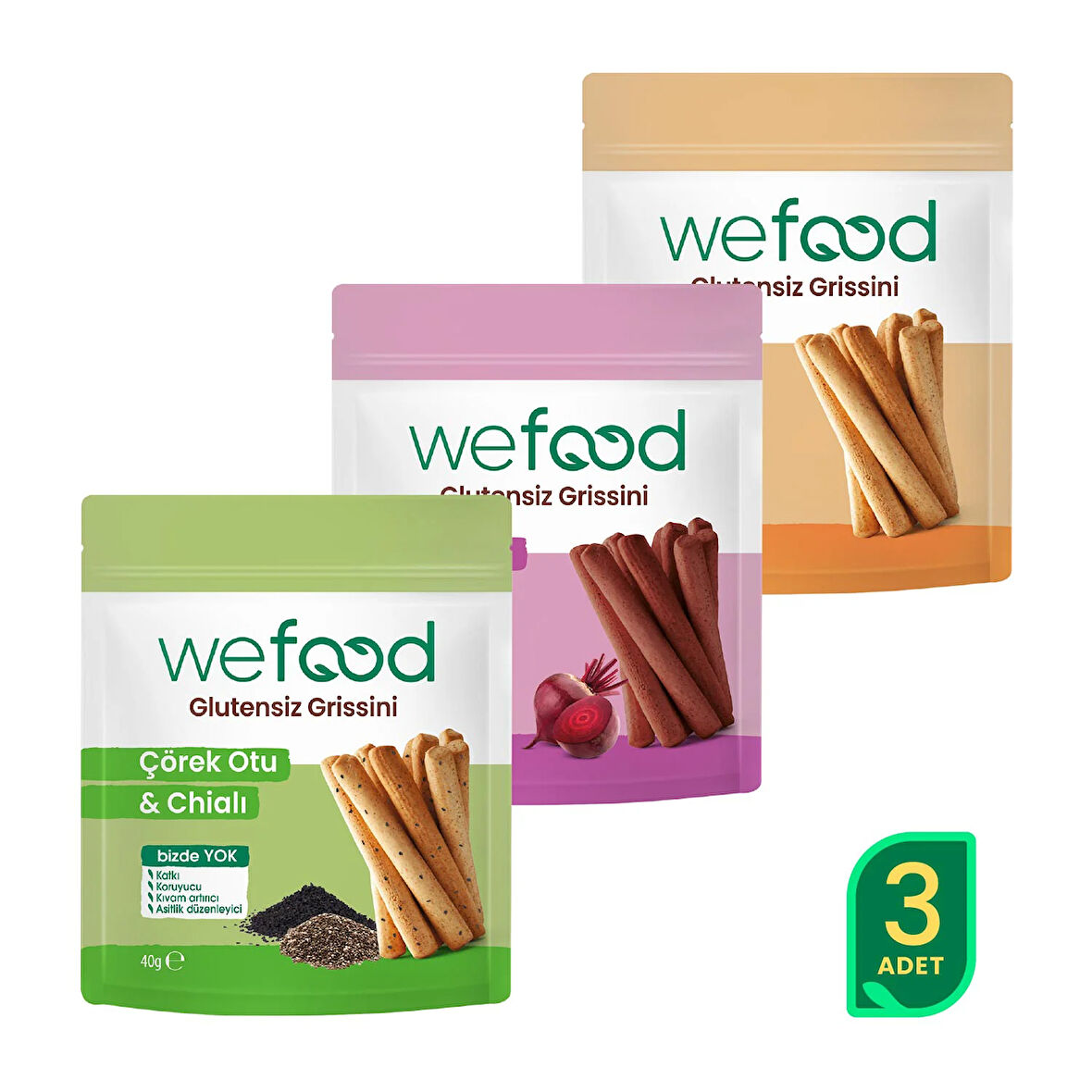 Wefood Glutensiz Grissini Deneme Paketi