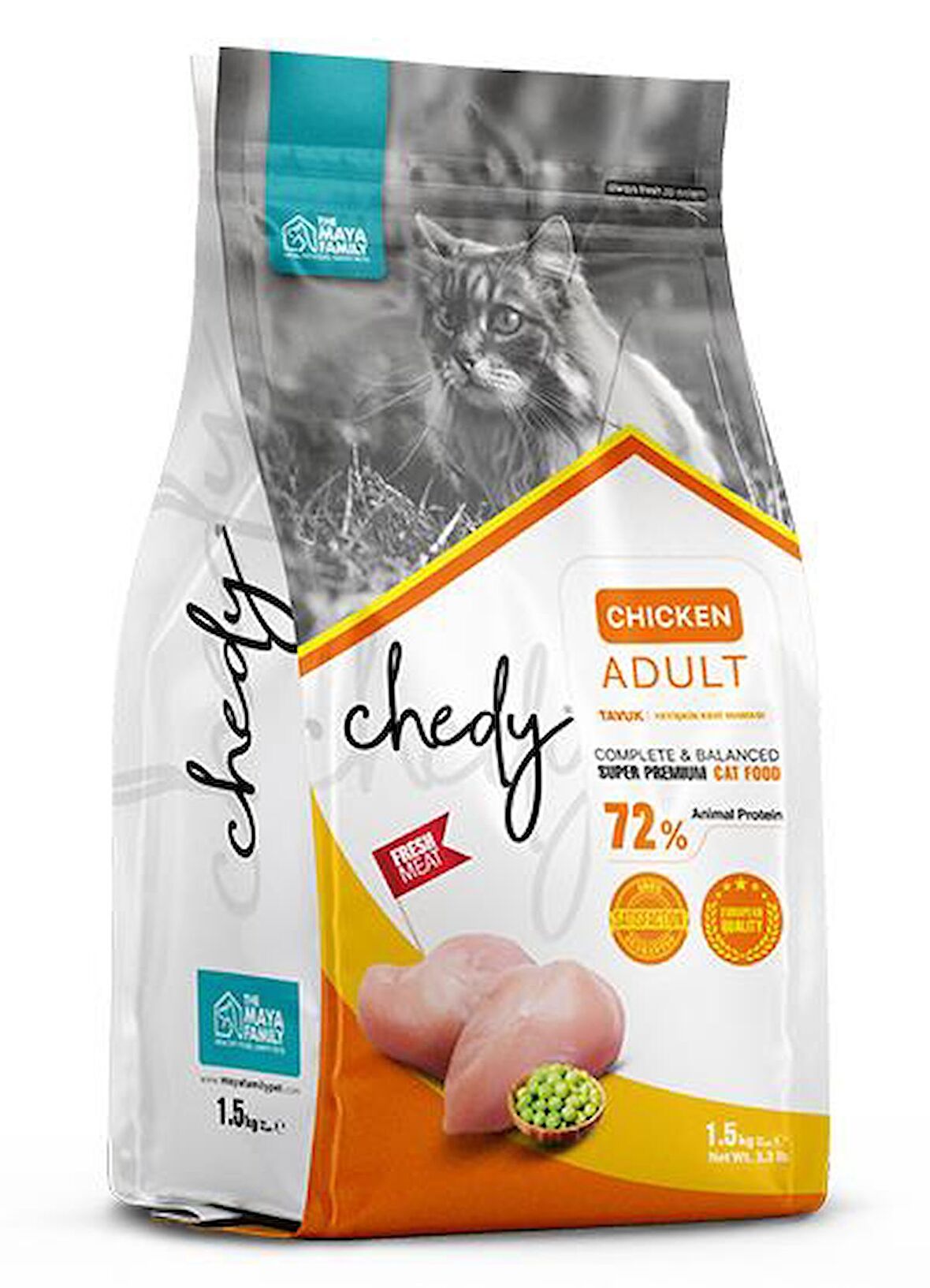 Chedy Tavuklu Yetişkin Kedi Maması 5 KG