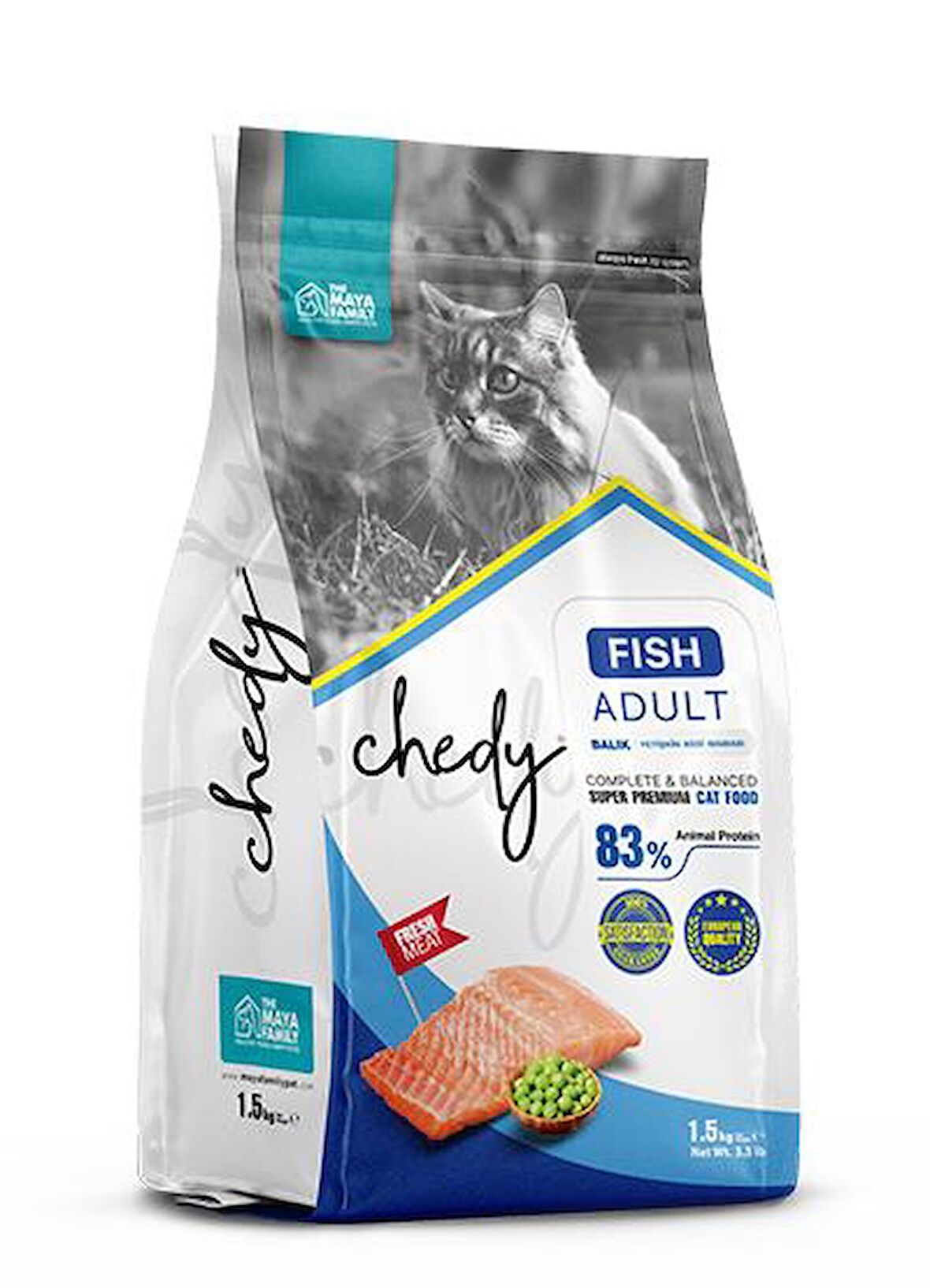 Chedy Balıklı Yetişkin Kedi Maması 5 Kg