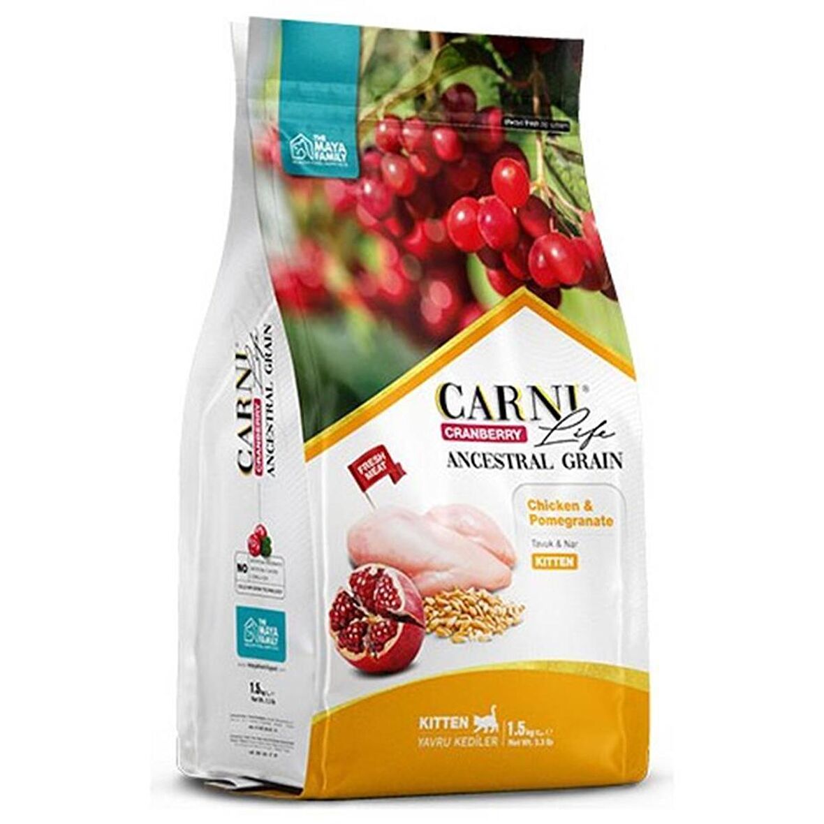 Carni Life Ancestral Grain Tavuk Etli Narlı Yavru Kedi Maması 10 kg