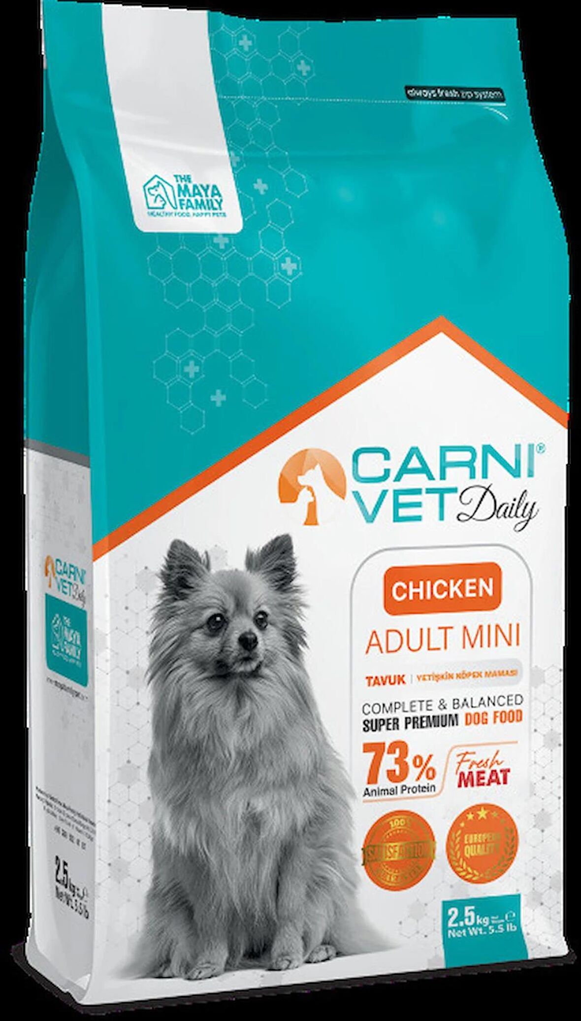 CARNI VET DAILY CHICKEN ADULT MINI 2,5 KG