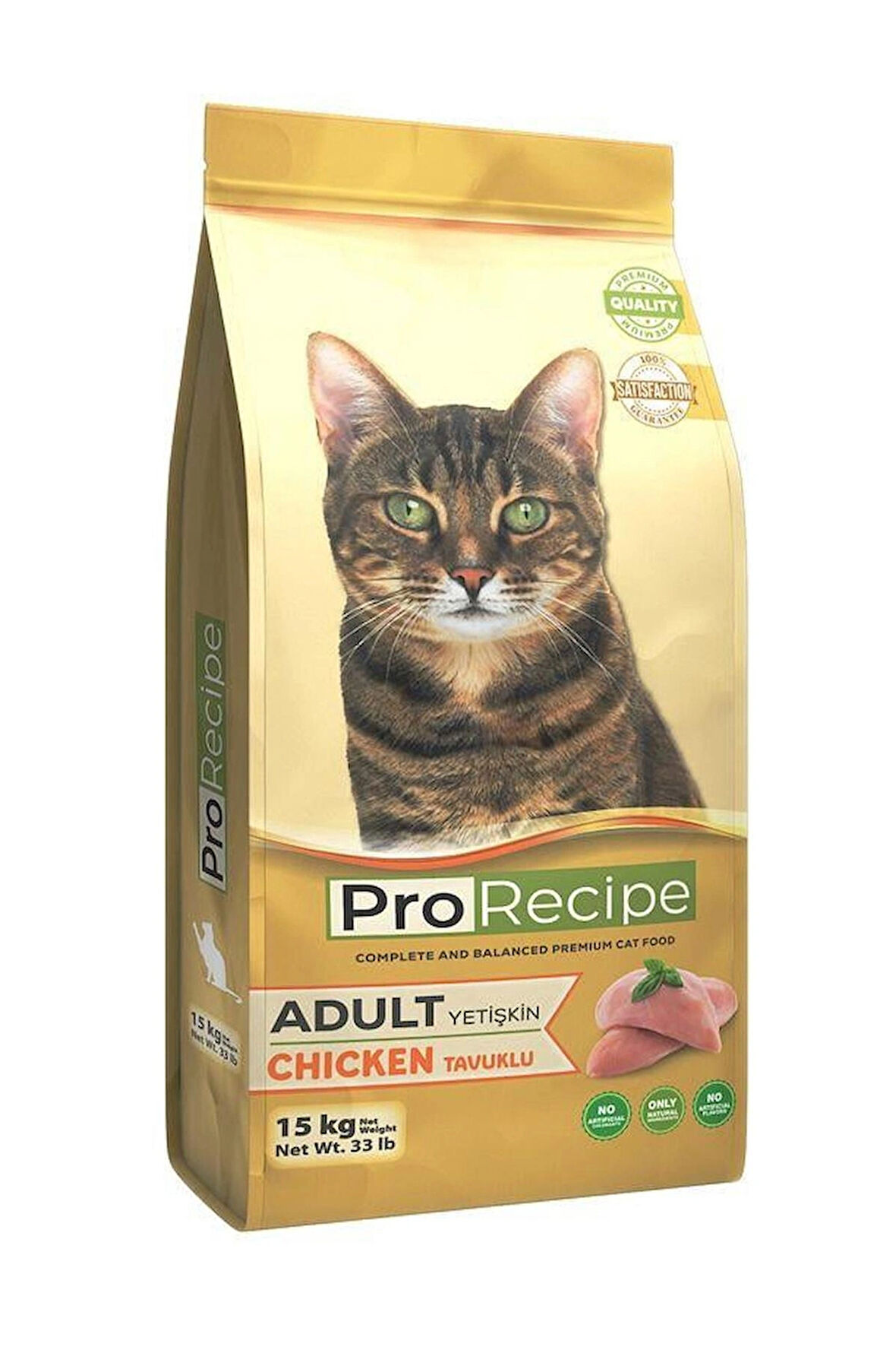 Prorecipe Cat Tavuklu Yetişkin Kedi Maması 15 KG