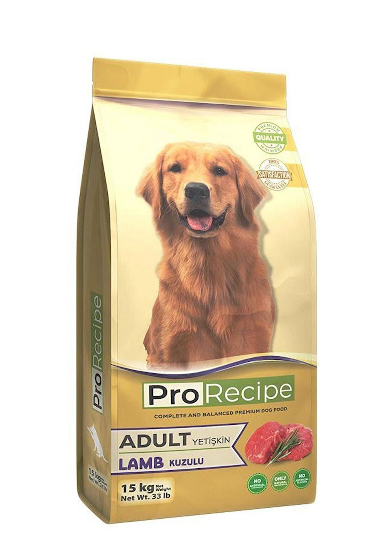Prorecipe Dog Kuzu Etli Köpek Maması 15 KG