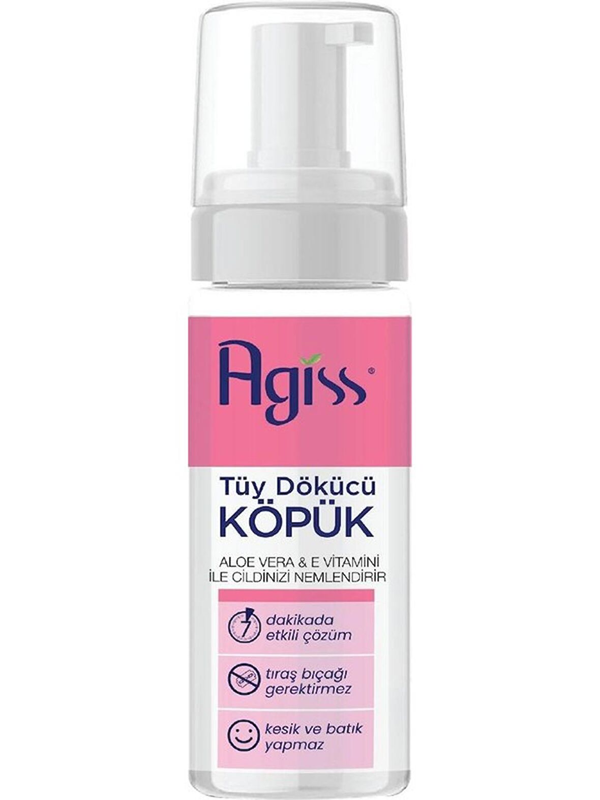 Agiss  Tüy Dökücü Köpük Tüm Ciltler İçin 150 ml