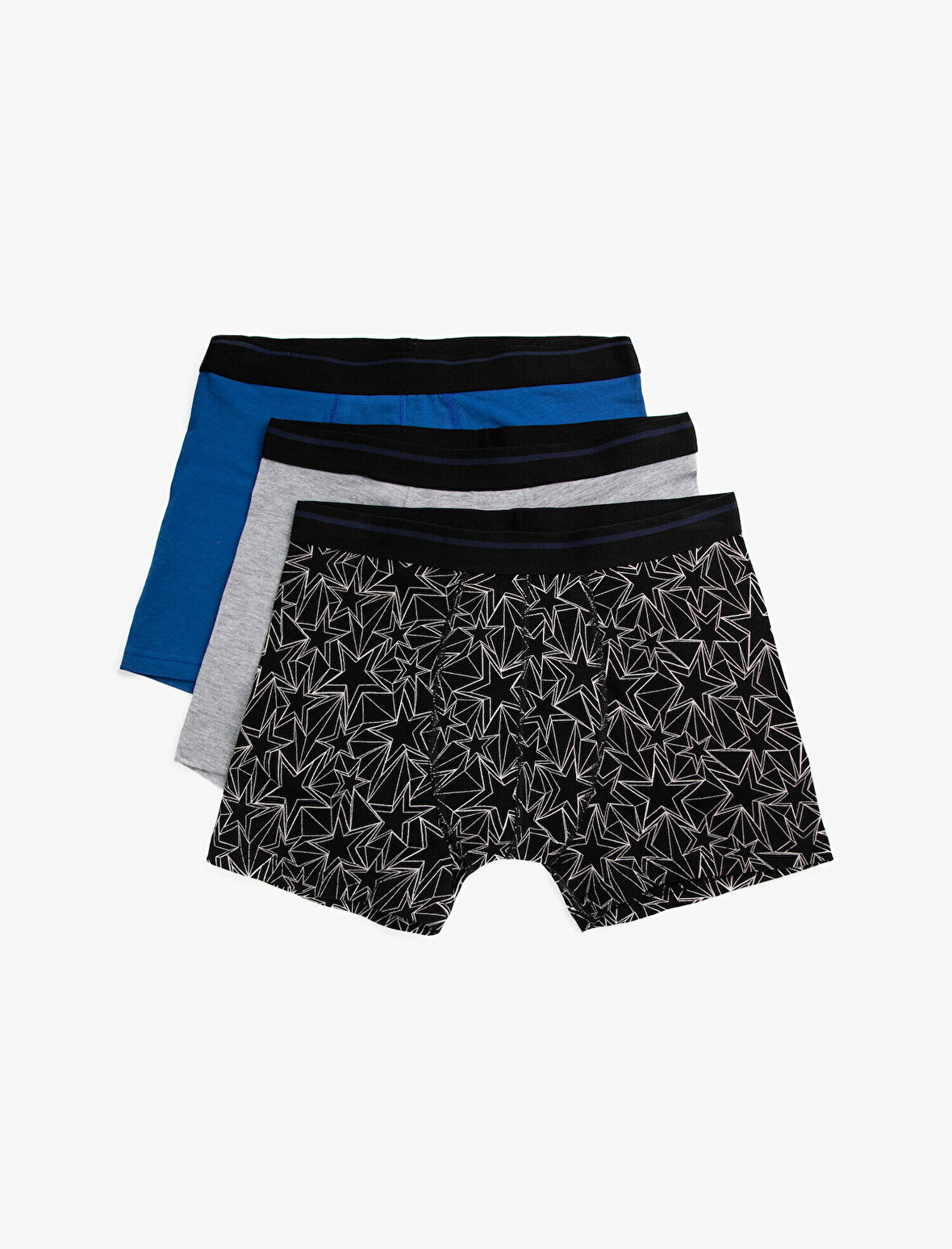 Pamuklu Basic 3^lü Paket Boxer