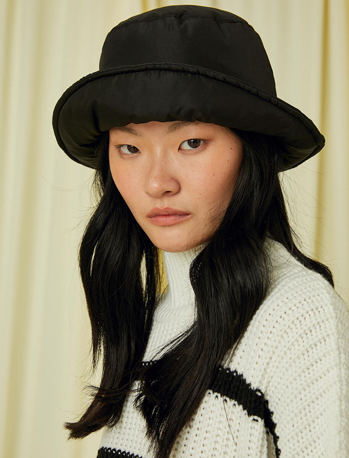 Dolgulu Bucket Şapka