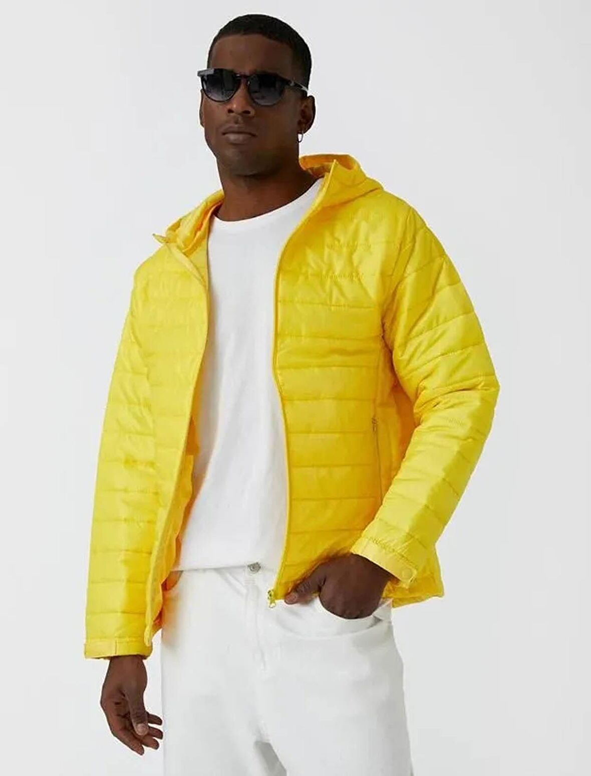 3WAM20155HW Koton Erkek Mont SARI