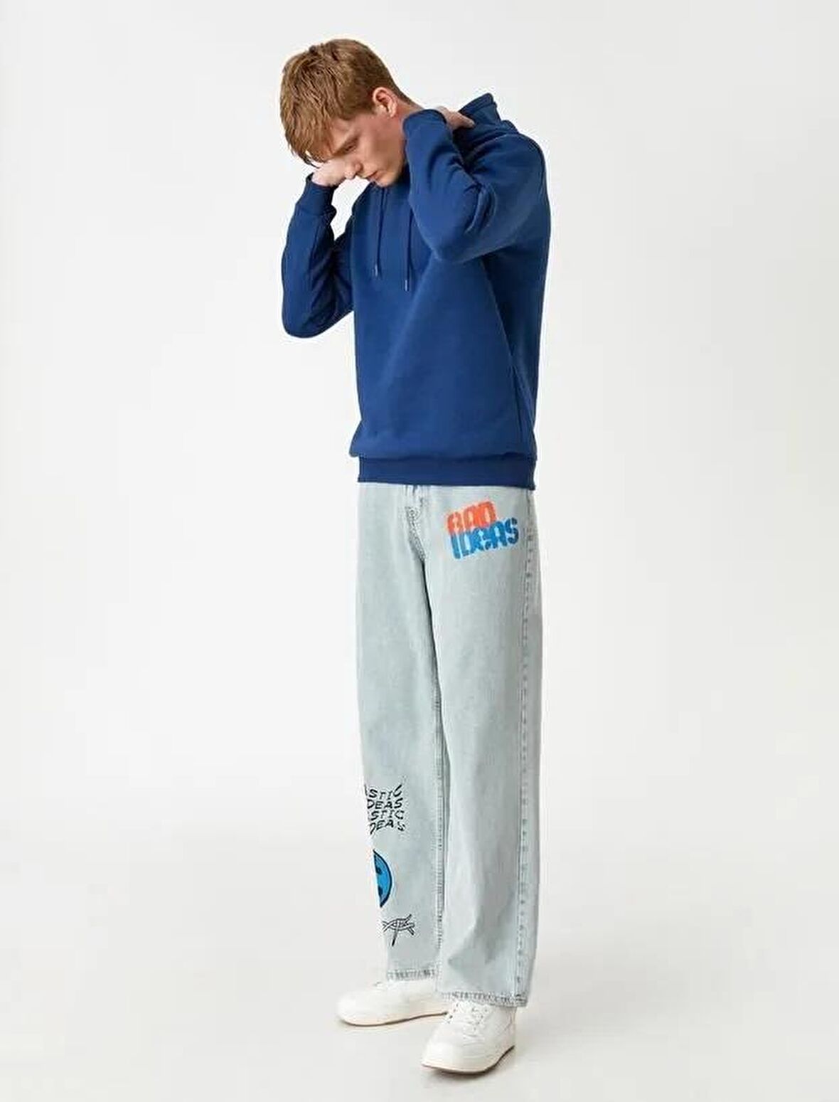 Koton Erkek Basic Kapşonlu Sweatshirt