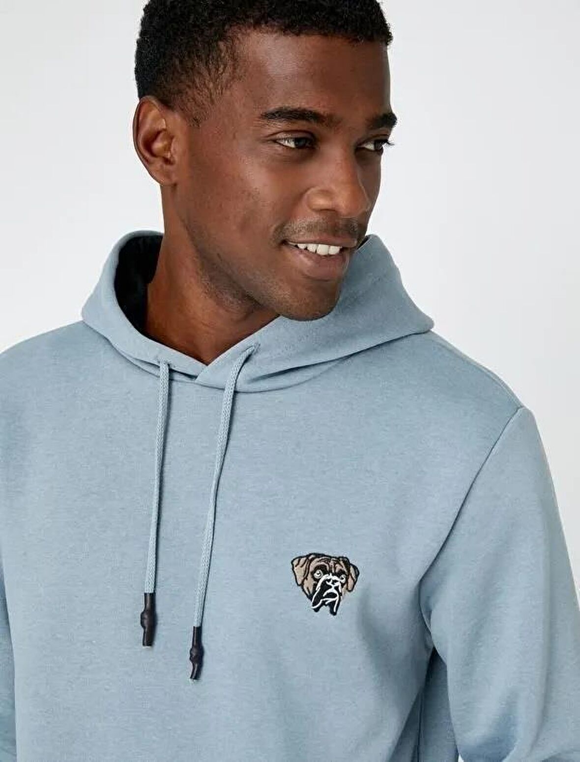 Koton Erkek Hayvan Baskılı Kapşonlu Sweatshirt