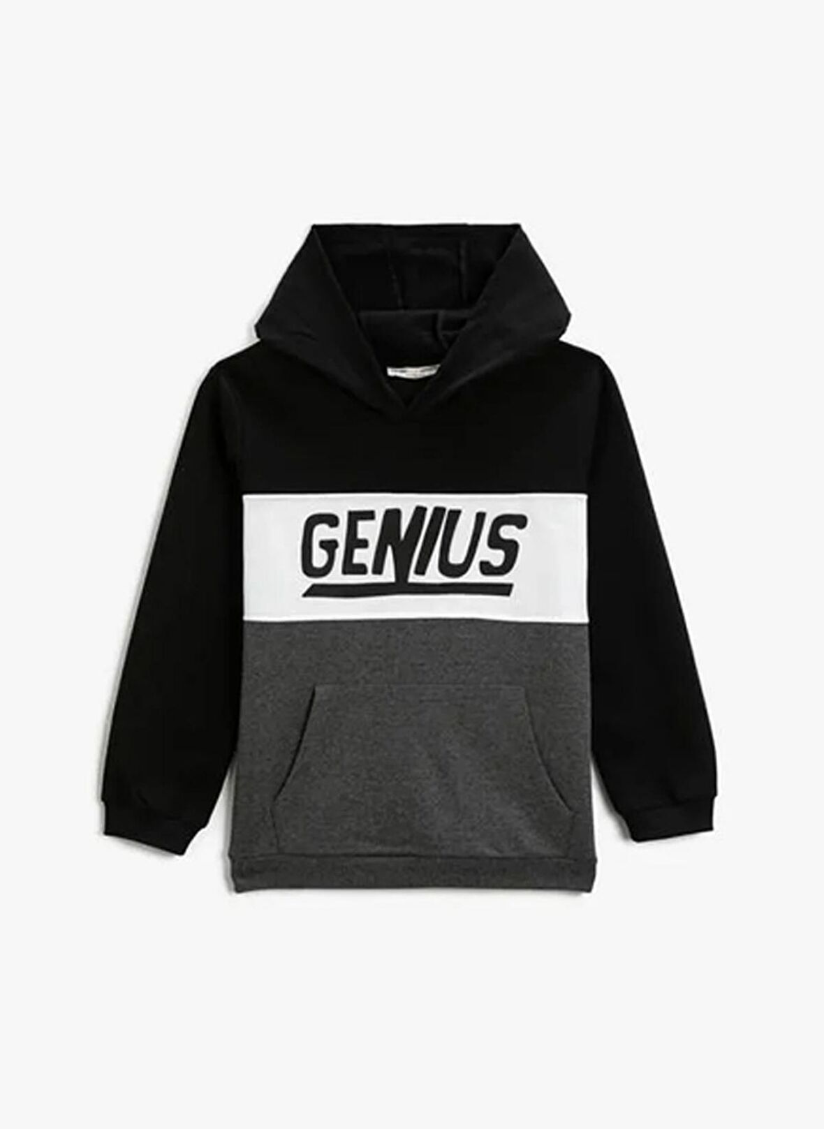 Koton Baskılı Erkek Çocuk Siyah Sweatshırt 3WKB10176TK