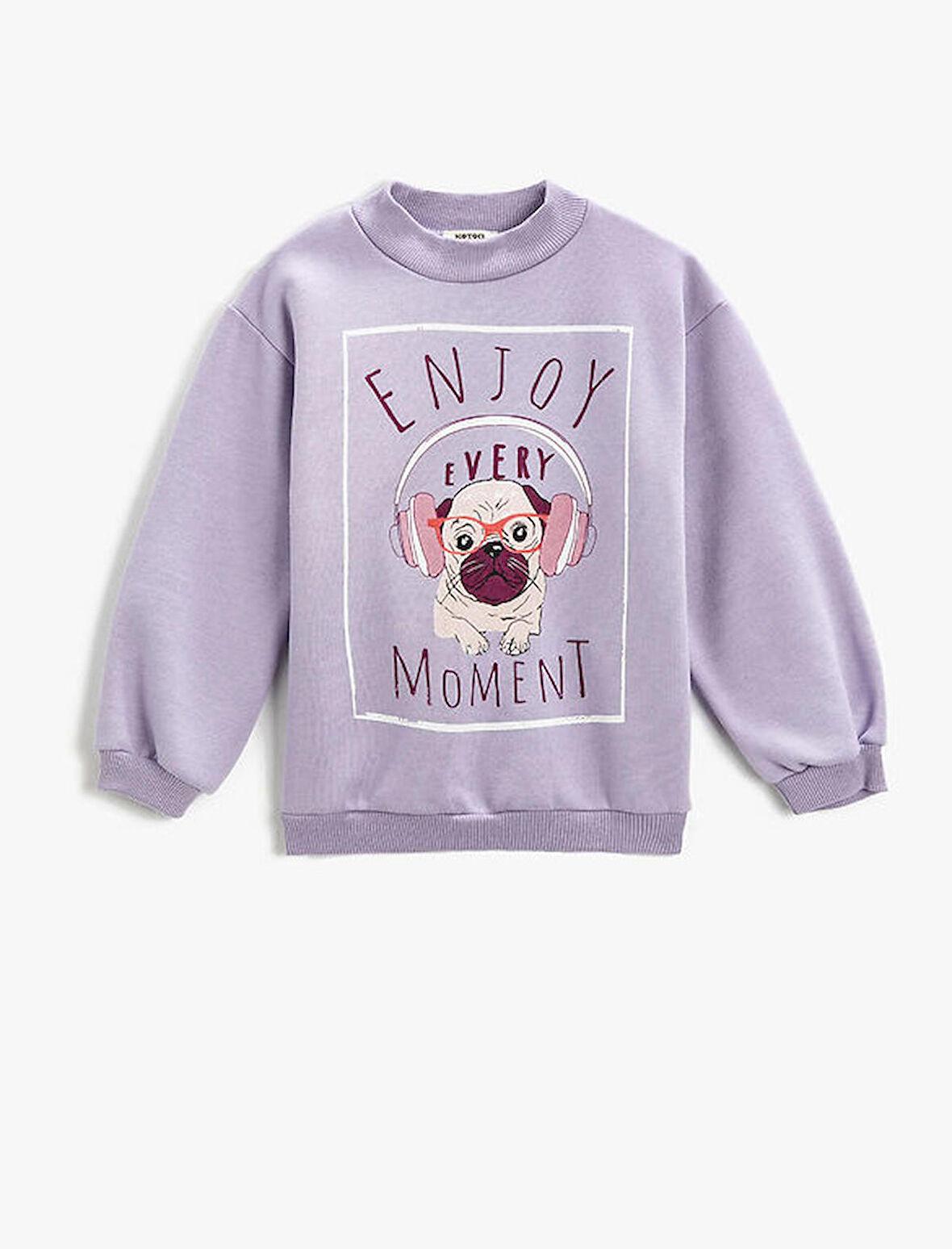 3WKG10172AK Koton Kız Çocuk Sweat LİLA