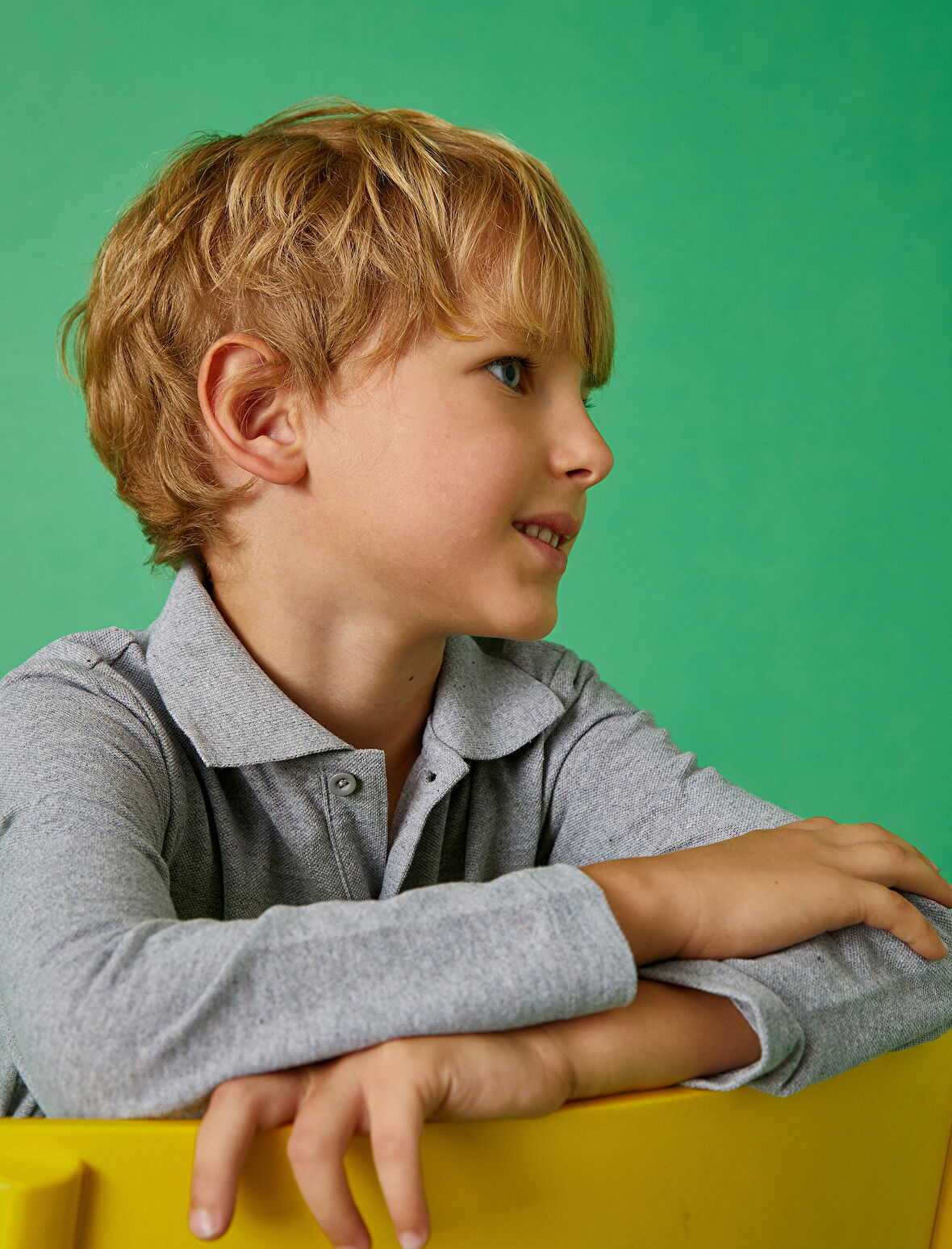 Basic Polo Yaka Okul Tişörtü