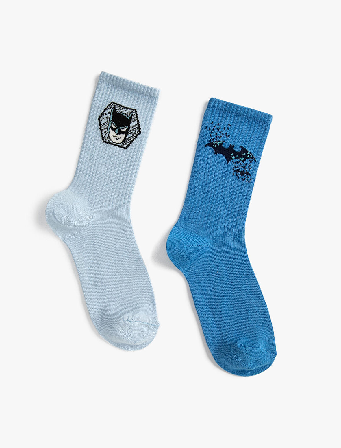 2'li Batman Baskılı Çorap Seti Lisanslı