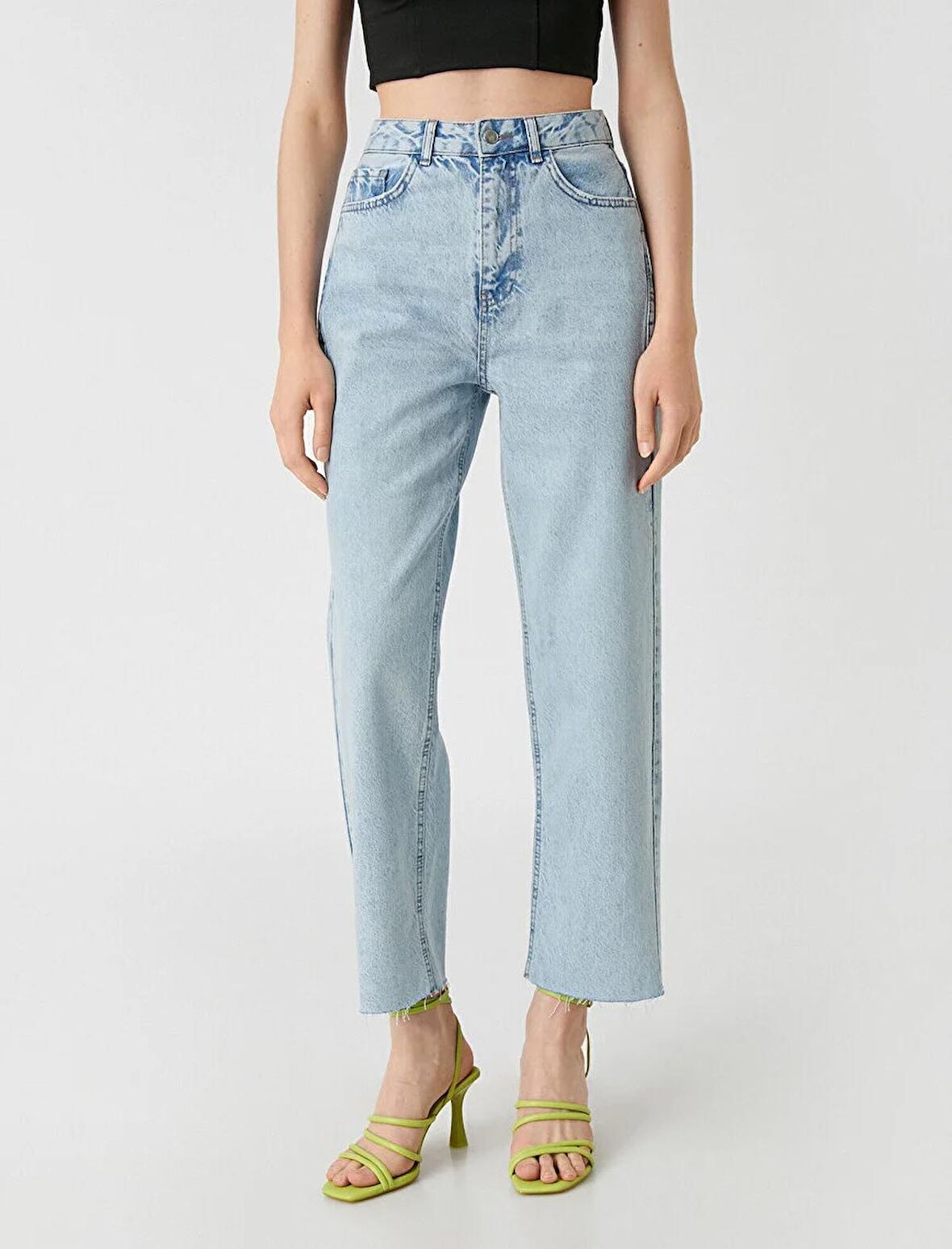 2SAL40457MD Koton Kadın Jean Pantolon BLEACH
