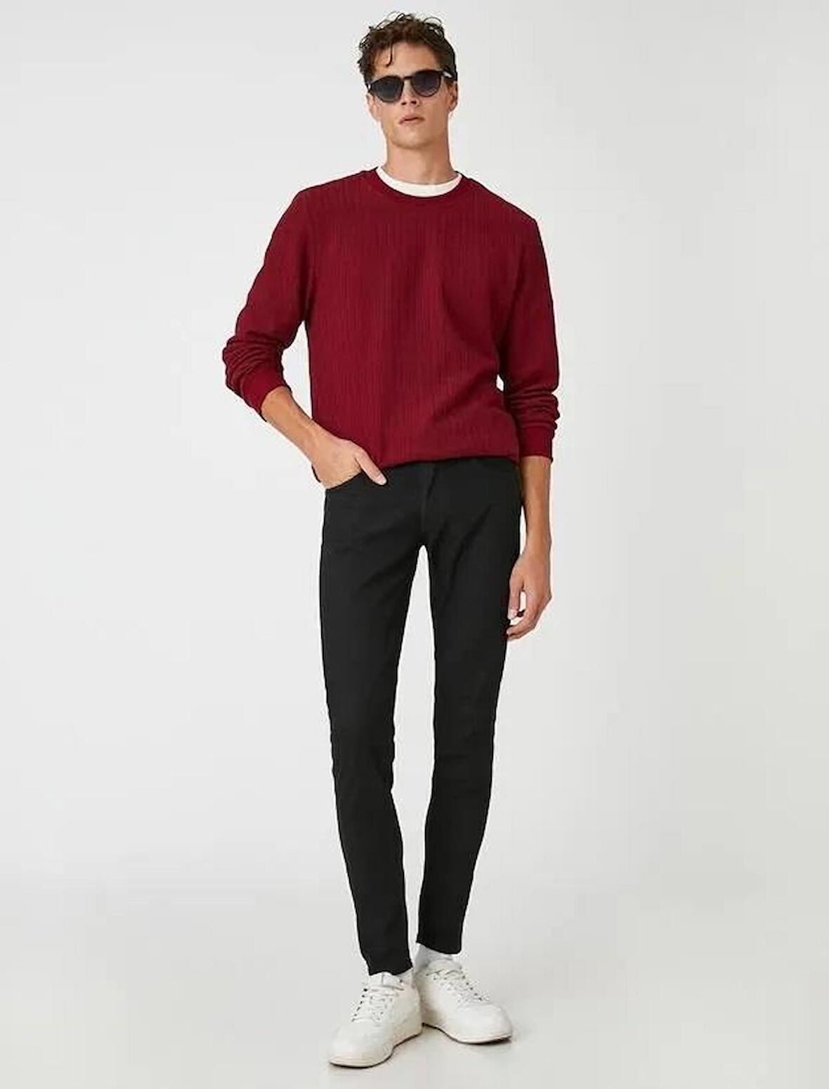 Koton Erkek Skinny Fit Kot Pantolon - Michael Jean