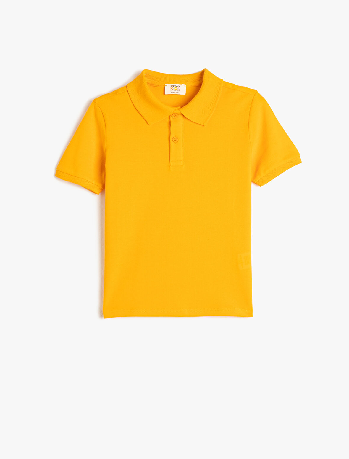 Basic Polo Yaka Tişört Kısa Kollu Düğme Detaylı