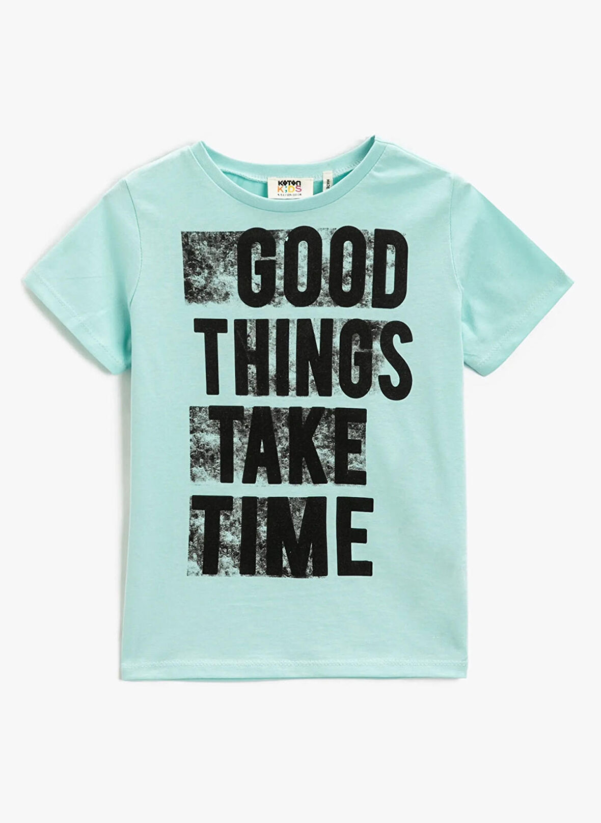 Koton Baskılı Yeşil Erkek Çocuk T-Shirt 3SKB10104TK