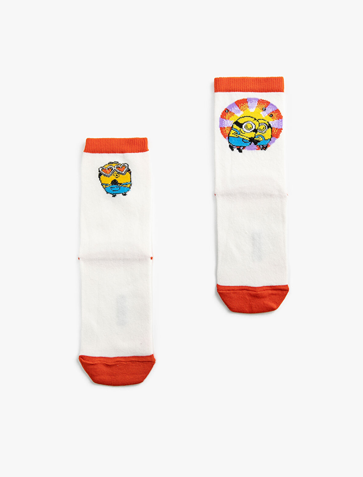 2'li Minions Baskılı Çorap Seti Lisanslı
