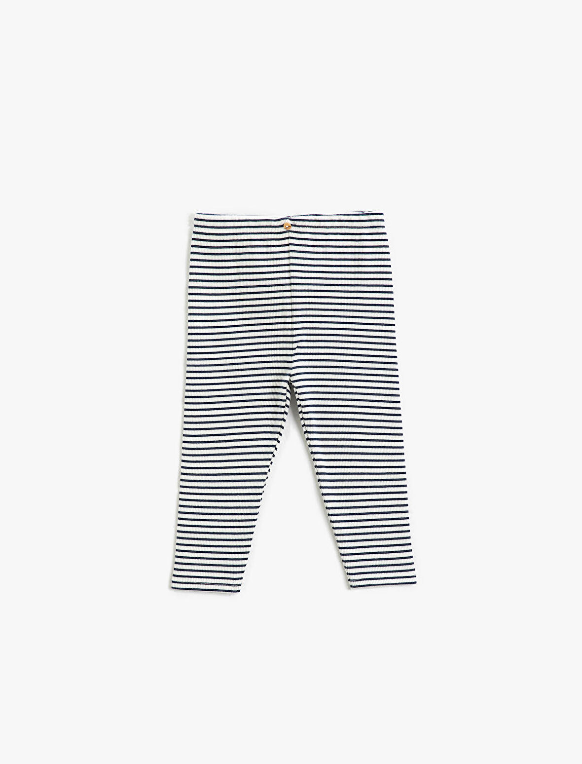 Basic Ribanalı Tayt Beli Lastikli