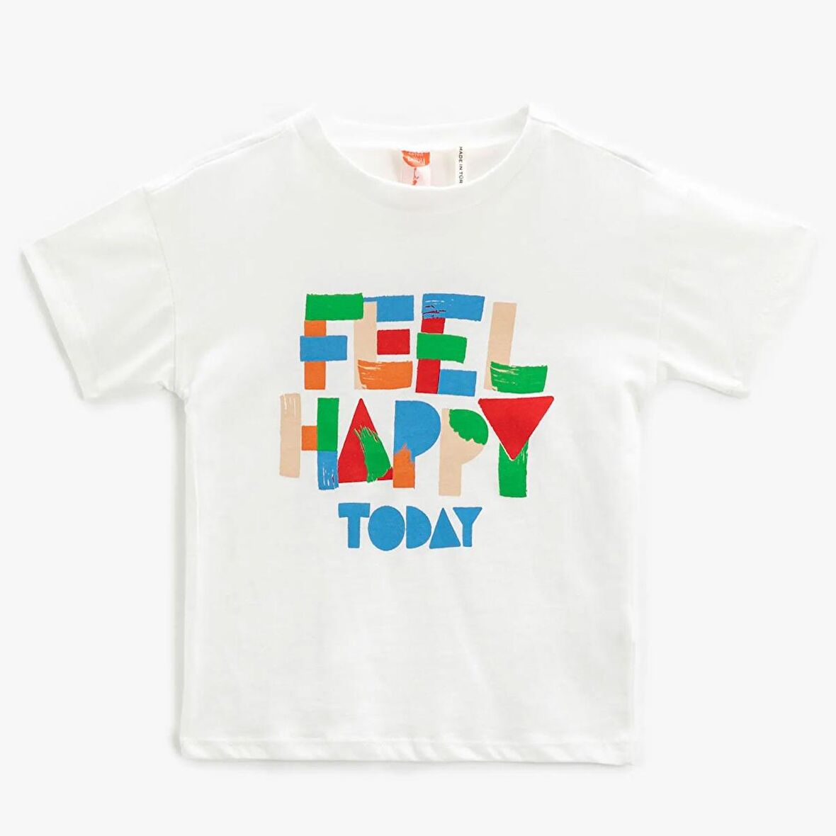 Koton Kids Feel Happy Today Tshirt KOTON-3SMB10142TK534